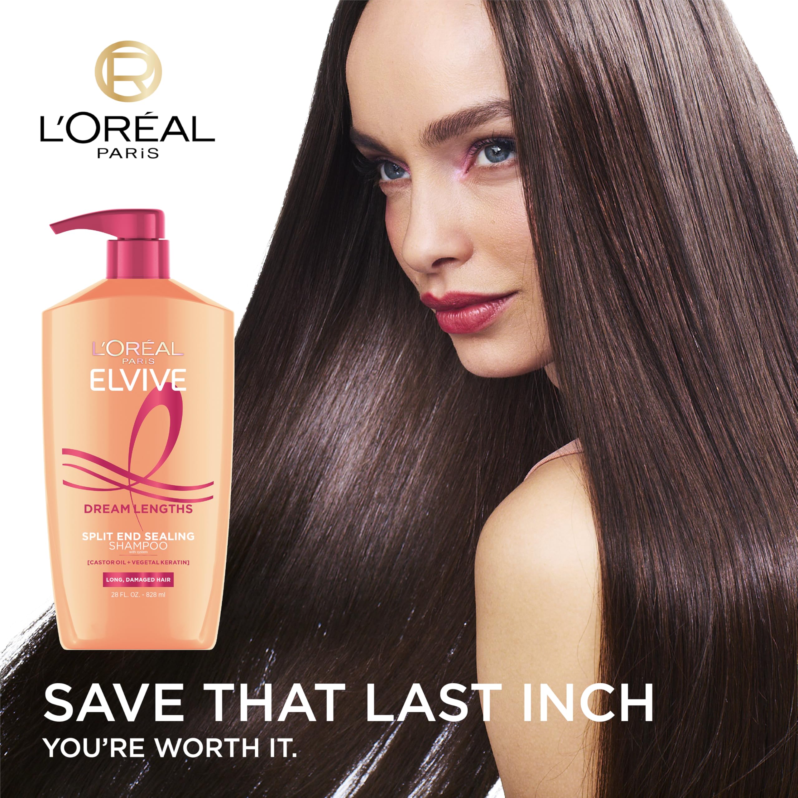 Elefair Tech L'Oreal Paris Elvive Dream Lengths Shampoo and Conditioner Set, - Elefair Tech Official Product View 3