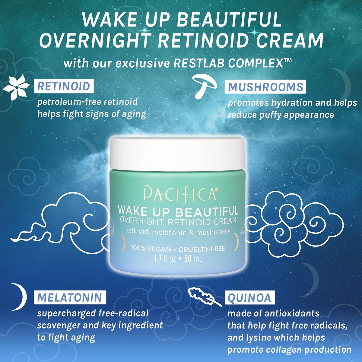 Pacifica Beauty Wake Up Beautiful Retinoid Eye Cream - Pacifica Official Imagery - 5