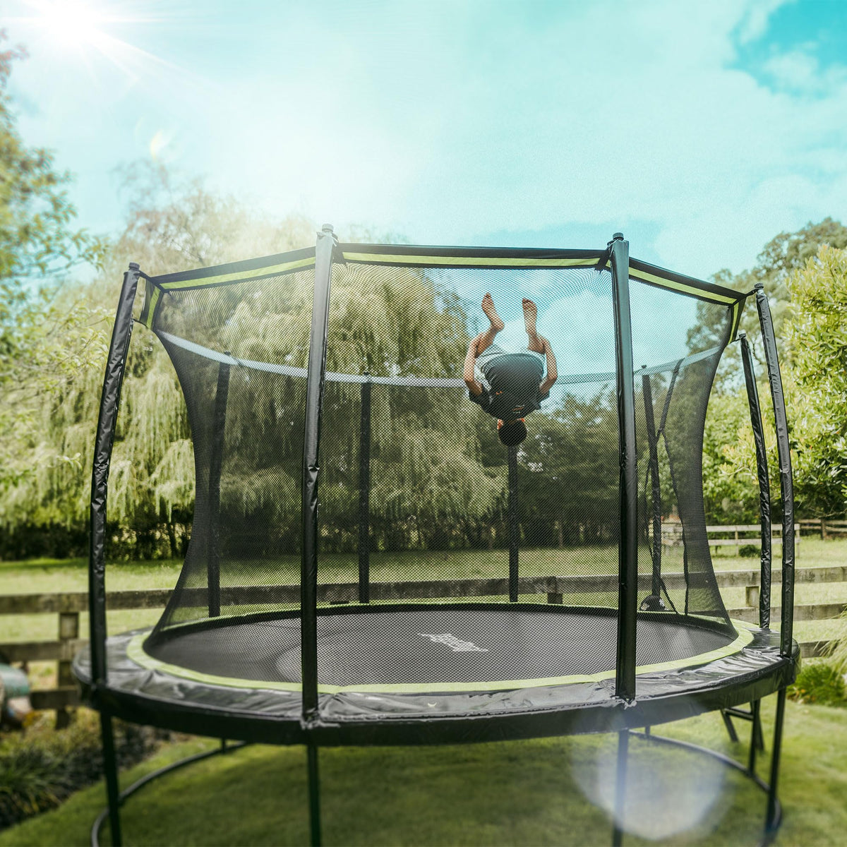 Hero Trampoline Outdoor 10 FT 12 FT 14 FT 15 FT Round - Jumpflex Official Imagery - 5