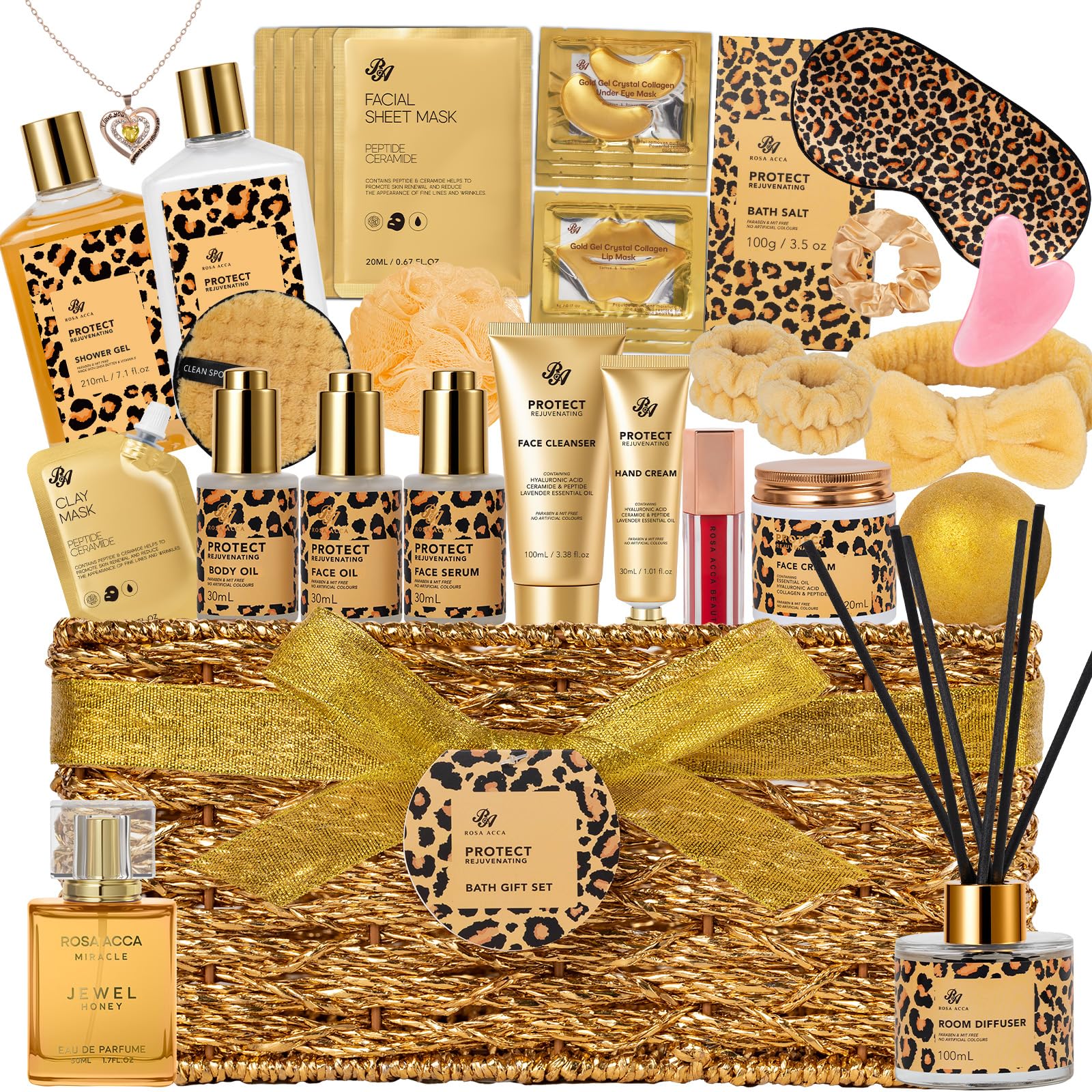 35 Pcs Gifts for Women, Lavender Bath &amp; Body Gift - RA ROSA ACCA