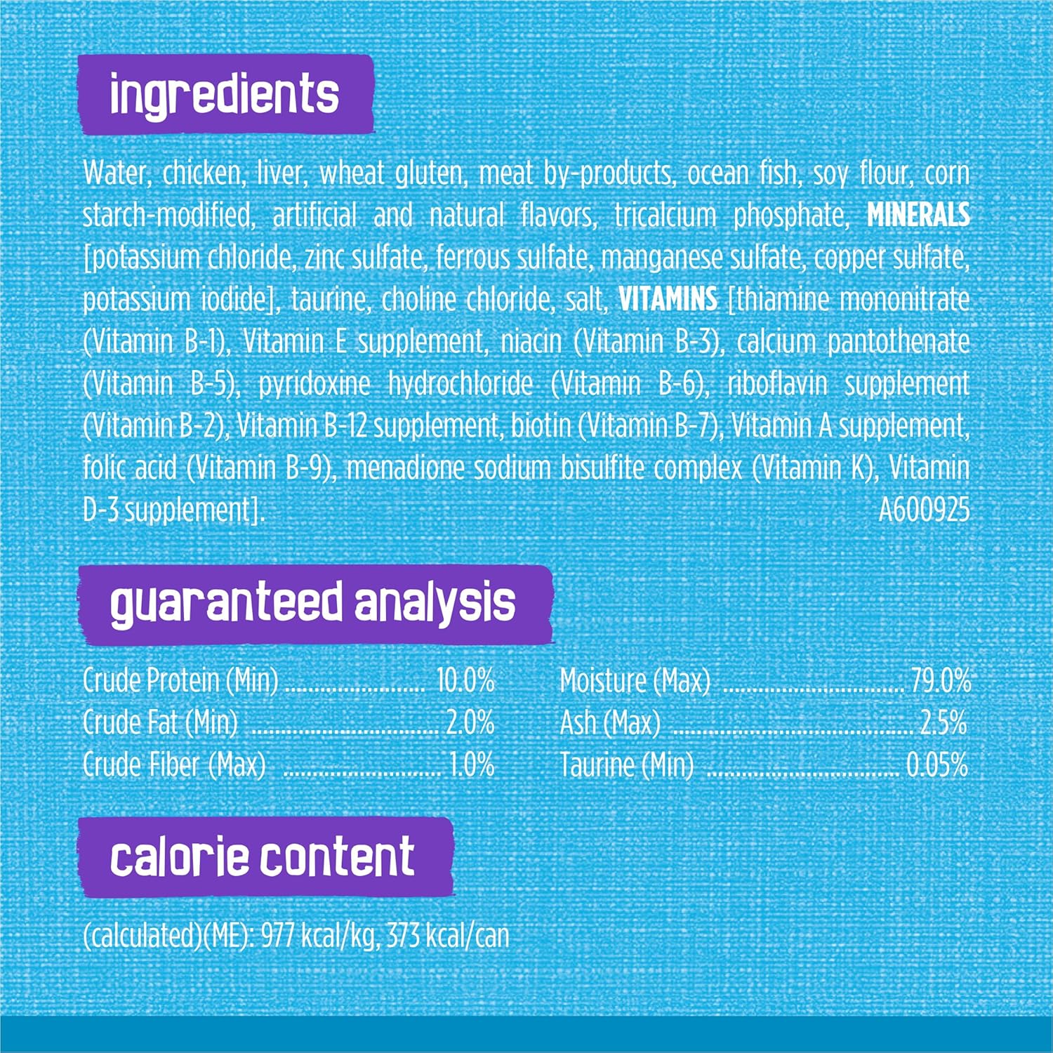 Cans of Purina Friskies Meaty Bits with Ocean Fish in Sauce cat food, 13.5 oz, shown in a pack of 12, suitable for multi-cat households.