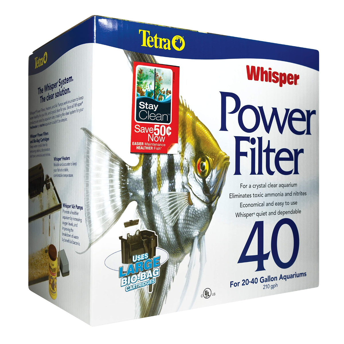 Tetra Whisper PF40 Power Filter For Aquariums - Tetra Official Imagery - 7