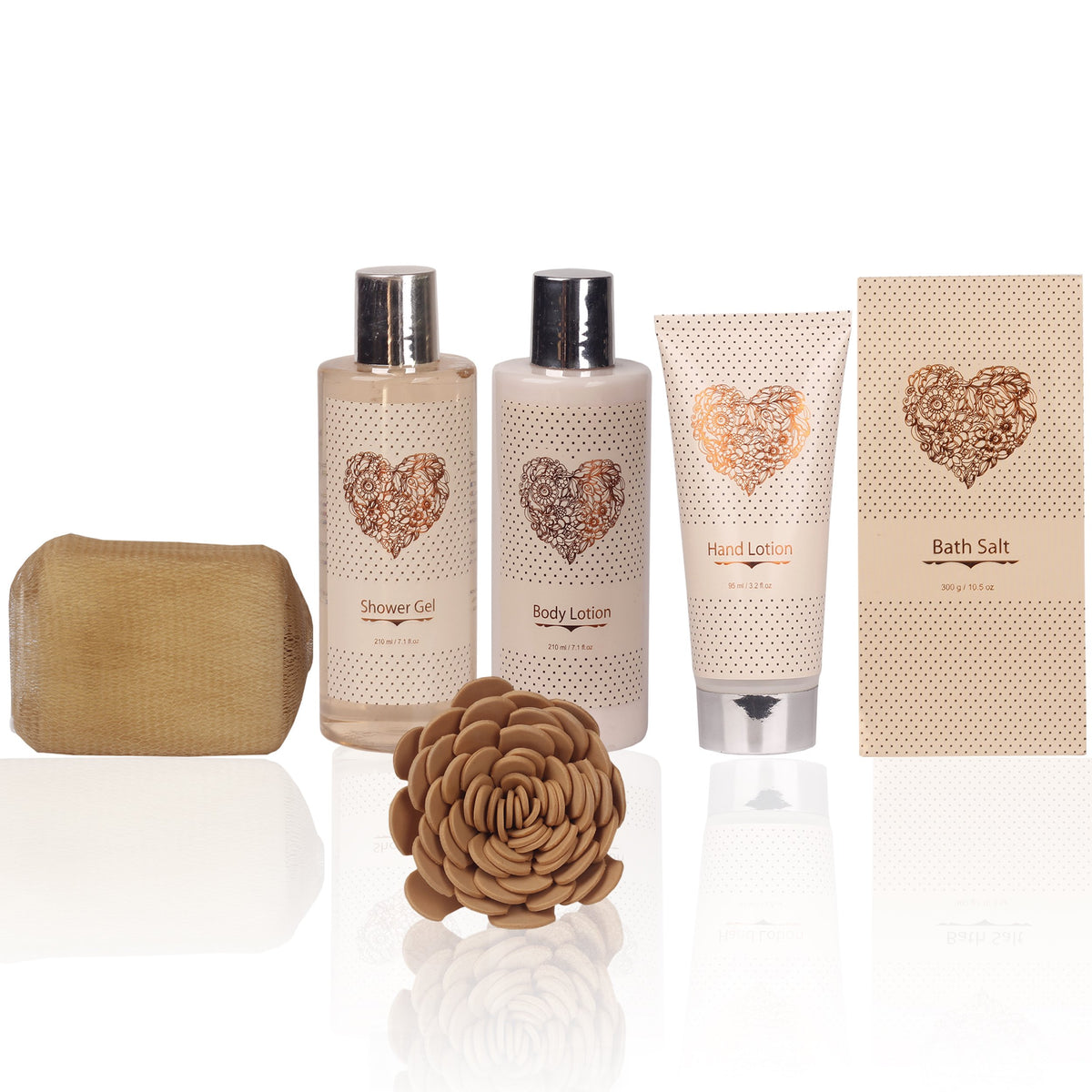 Spa Gift Basket Bath and Body Set with Vanilla Fragrance by - LOVESTEE Official Imagery - 6