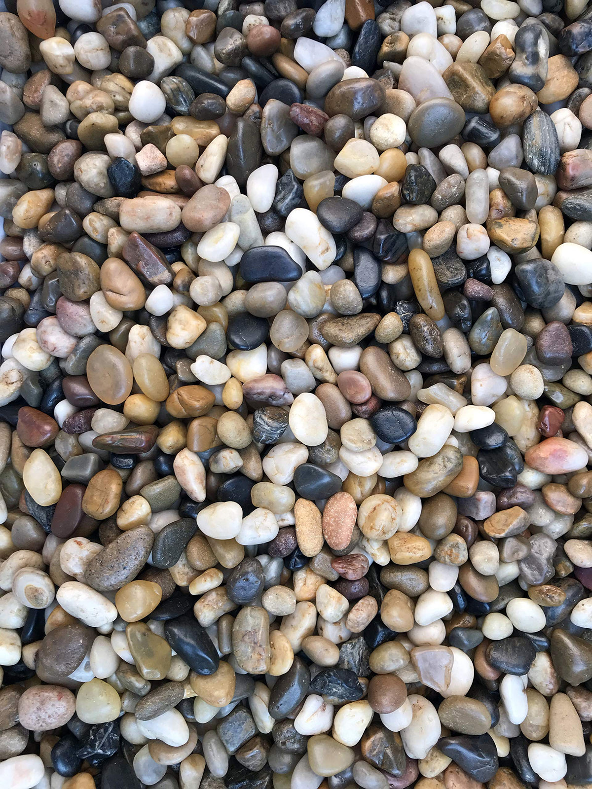 Voulosimi 12 LBS River Rock Stones Natural Decorative - Voulosimi Official Imagery - 1