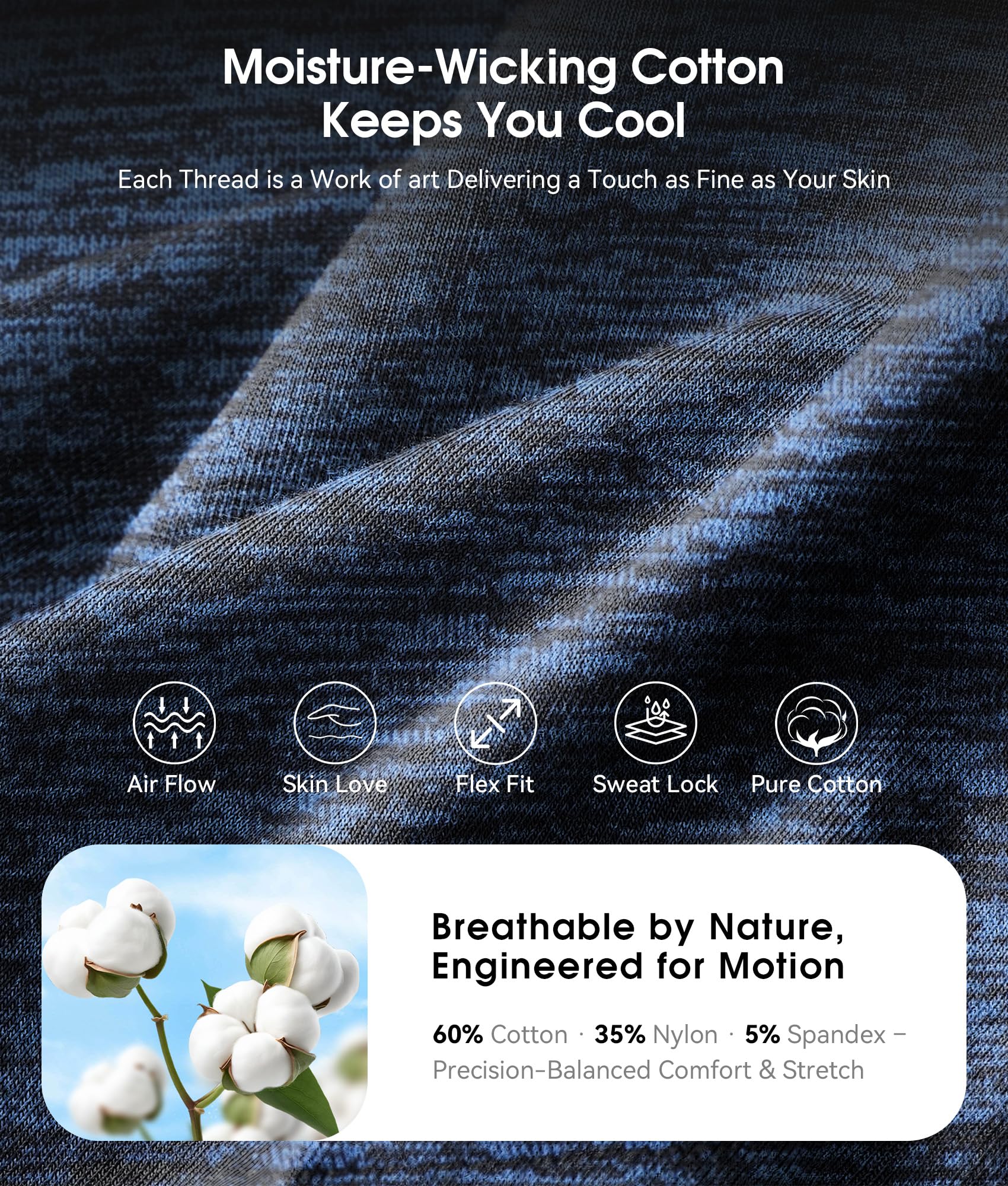 MUSICOZY Bluetooth 5.4 Sleep Headphones Headband Sports Wireless by MUSICOZY - Angle View 7