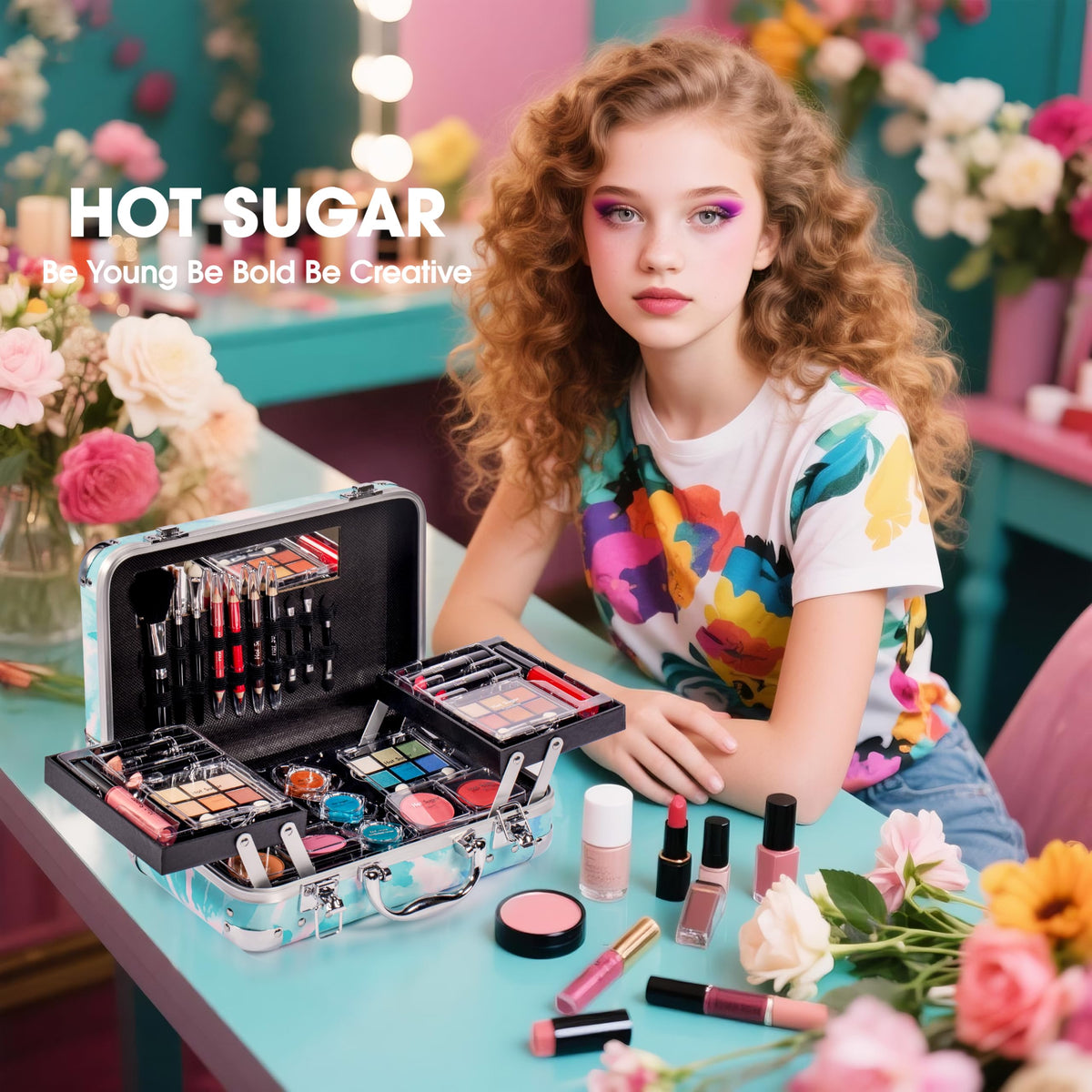 Hot Sugar All in One Makeup Set for Adults and Girls - Hot Sugar Official Imagery - 5