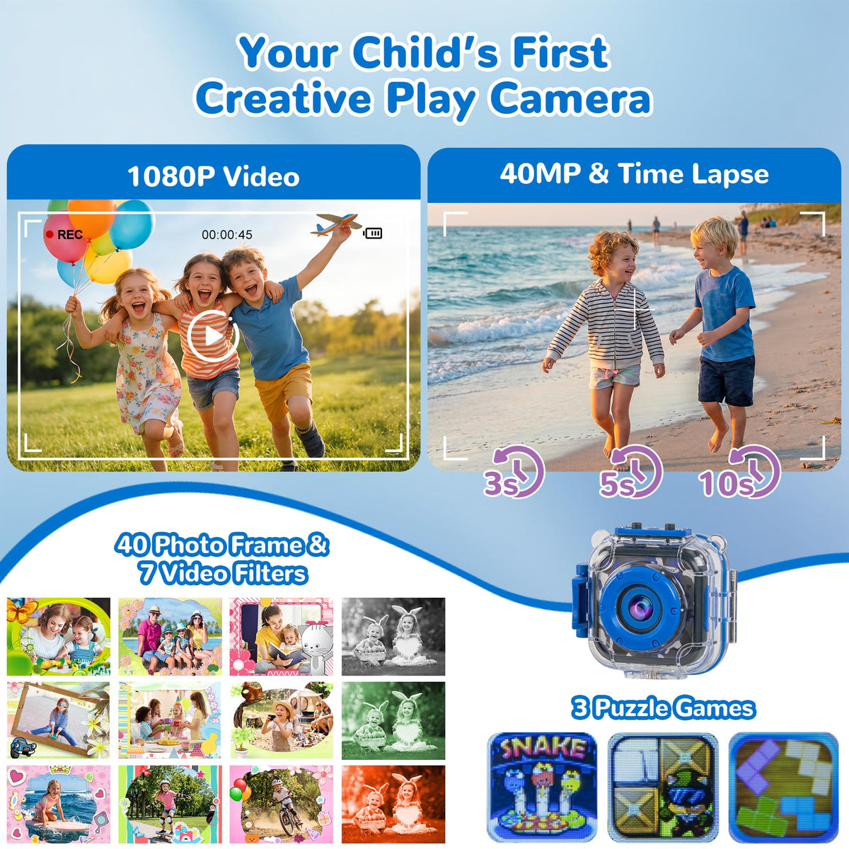 Underwater Camera for Kids 3 12 - PROGRACE Official Imagery - 6