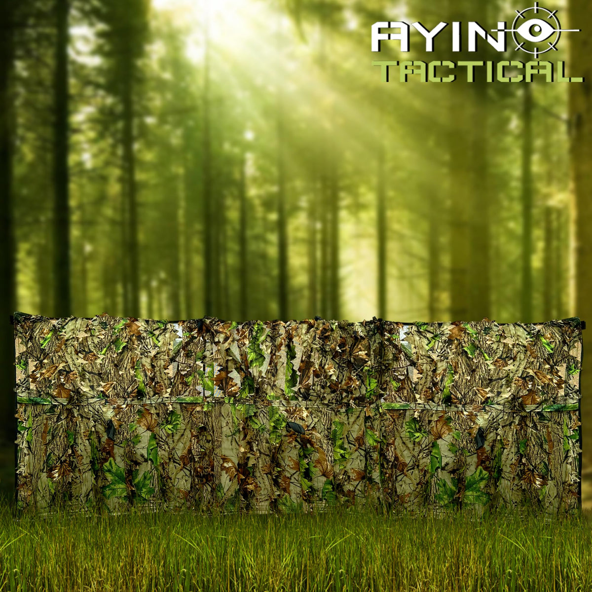 Hunting Blind for Turkey 3D Leafy Ground Blind for Deer - AYIN Official Imagery - 8