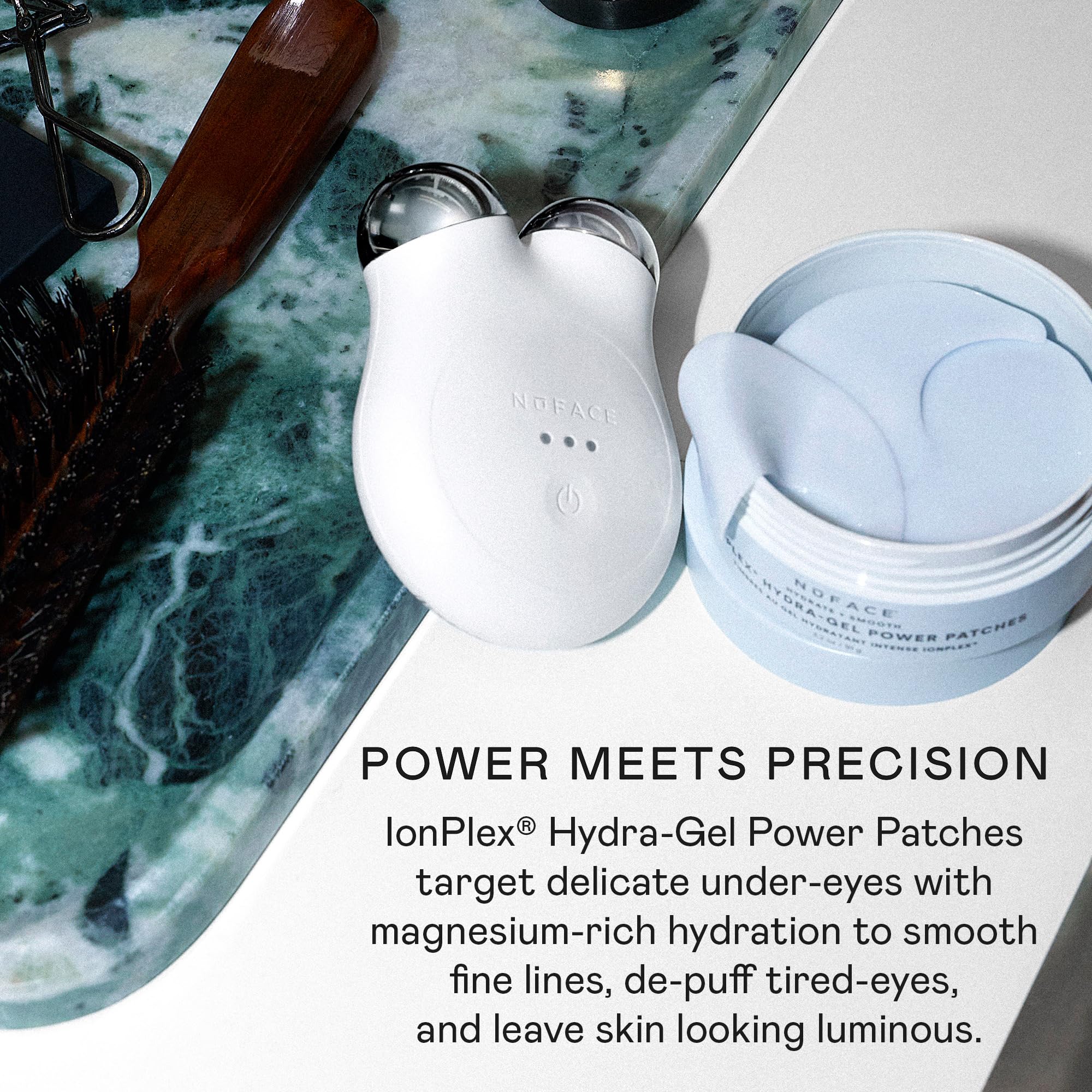 NUFACE IonPlex Hydra Gel Power Under Eye Patches for Dark - NuFACE Official Imagery - 6