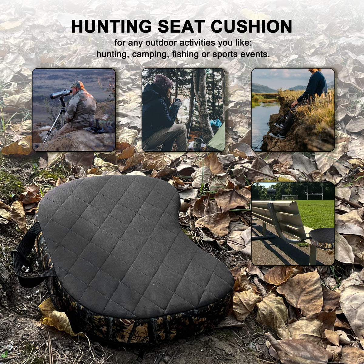 Portable Hunting Seat Cushion 11 4 x 15 7 x 2 8 in - URMONA Official Imagery - 4
