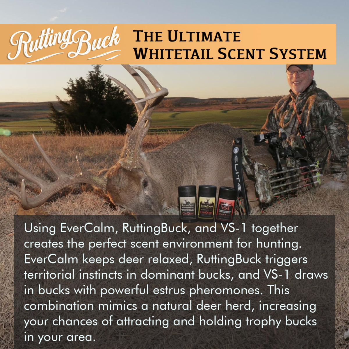 Conquest Scents RuttingBuck Hunting Scent Deer Attractant - Conquest Scents Official Imagery - 7