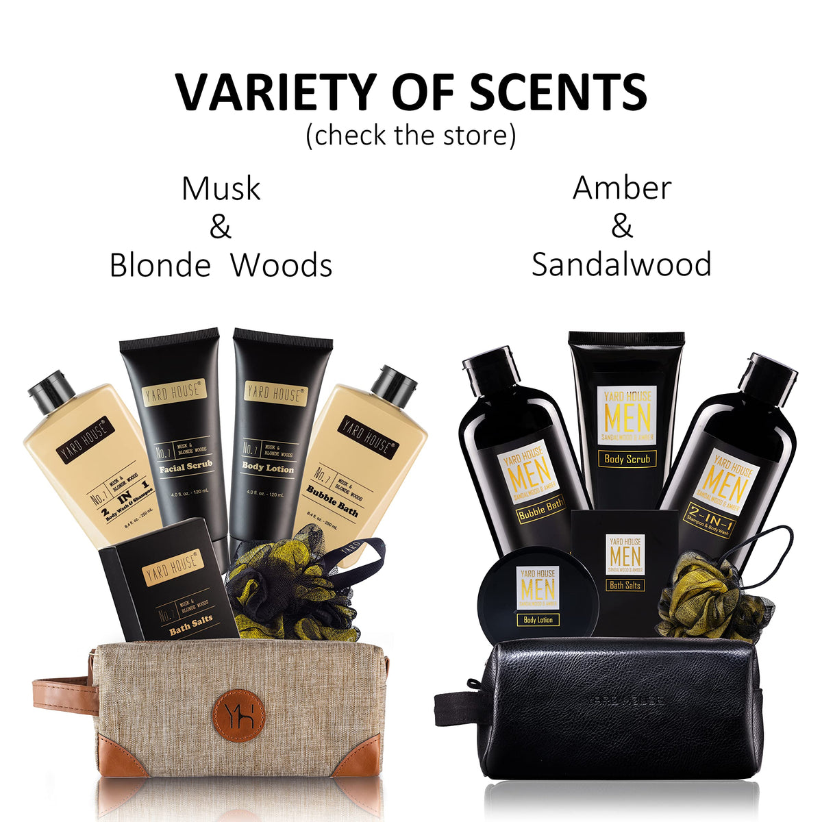 Bath and Body Spa Gift Baskets Set for Men - Yard House Official Imagery - 5