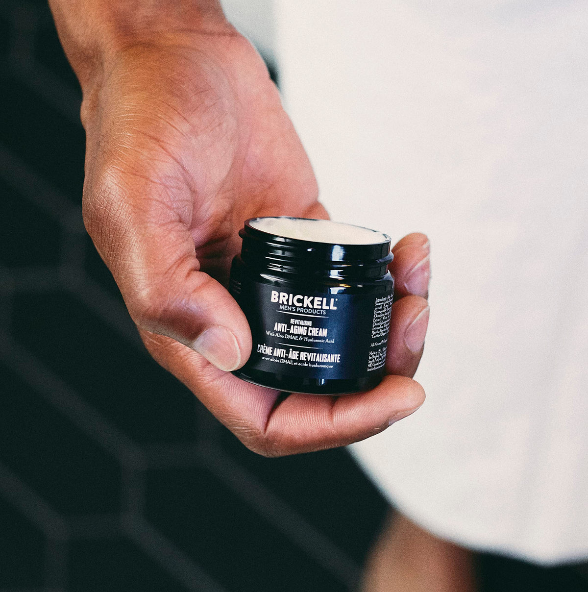 Brickell Men s Day and Night Anti Aging Cream Routine With - Brickell Men's Products Official Imagery - 3