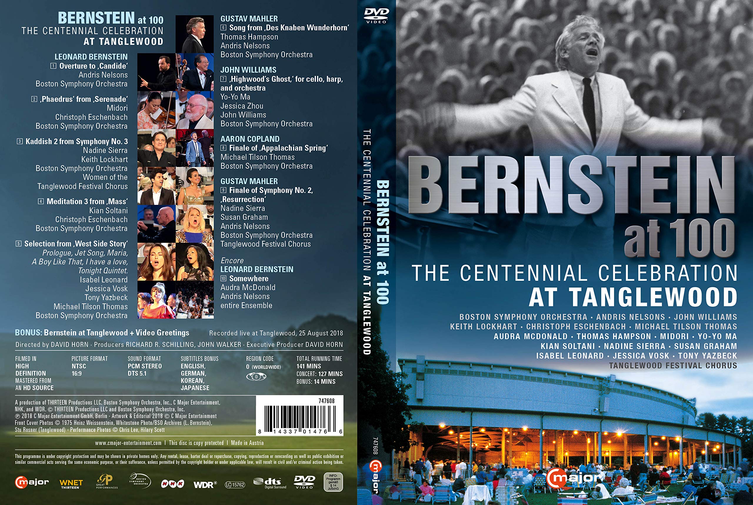 Format: DVD Bernstein at 100 - The Centennial Celebration at Tang - Format: DVD Official Product View 3