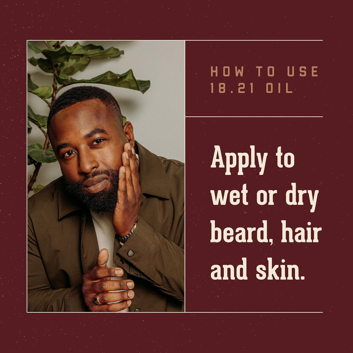 18 21 Man Made Hair Skin Beard Oil for Men 4 Scents - Premium Selection Official Imagery - 5