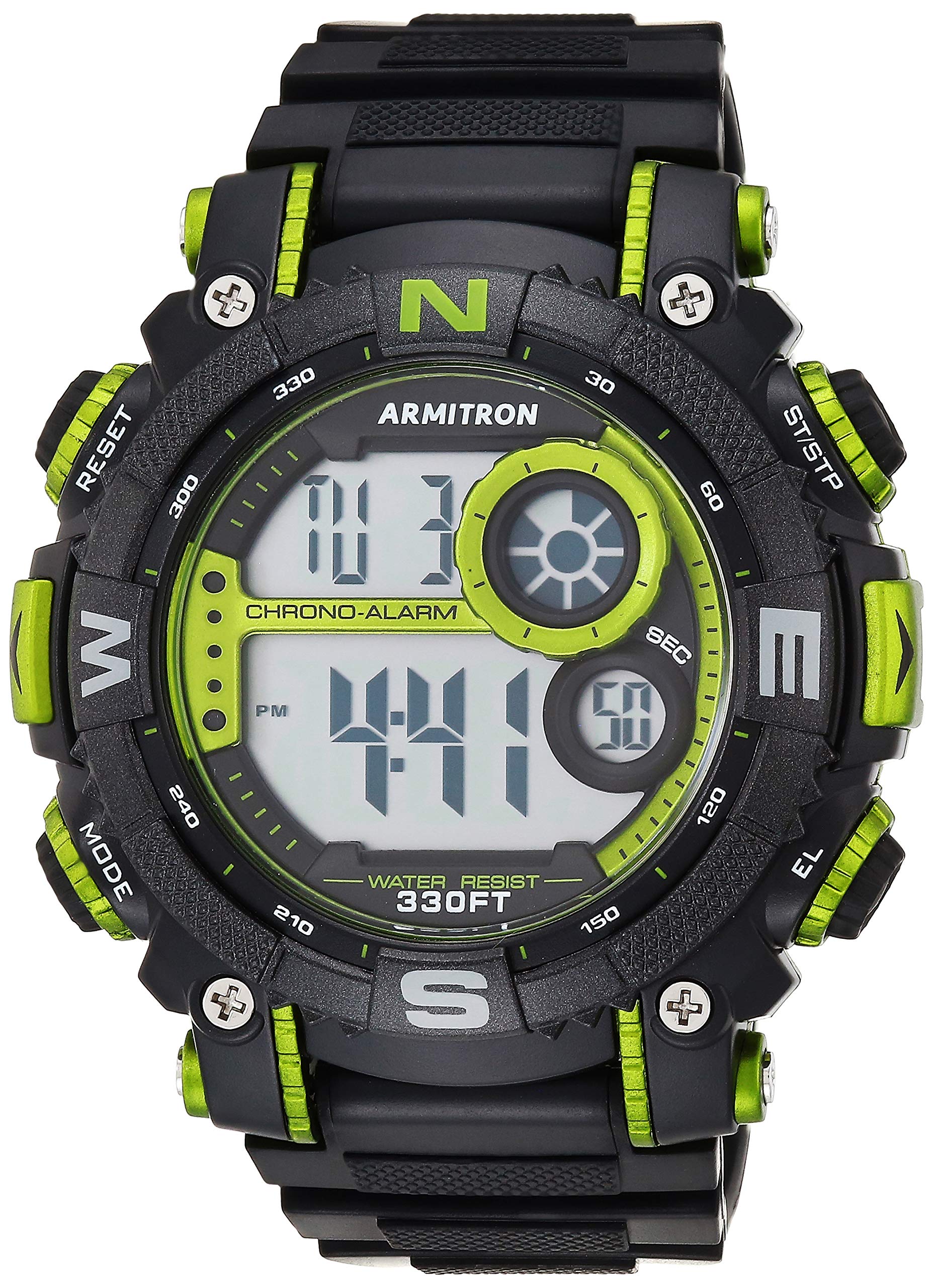 Armitron Sport Men's Digital Chronograph Resin Strap Watch, 40/8284 - View 8
