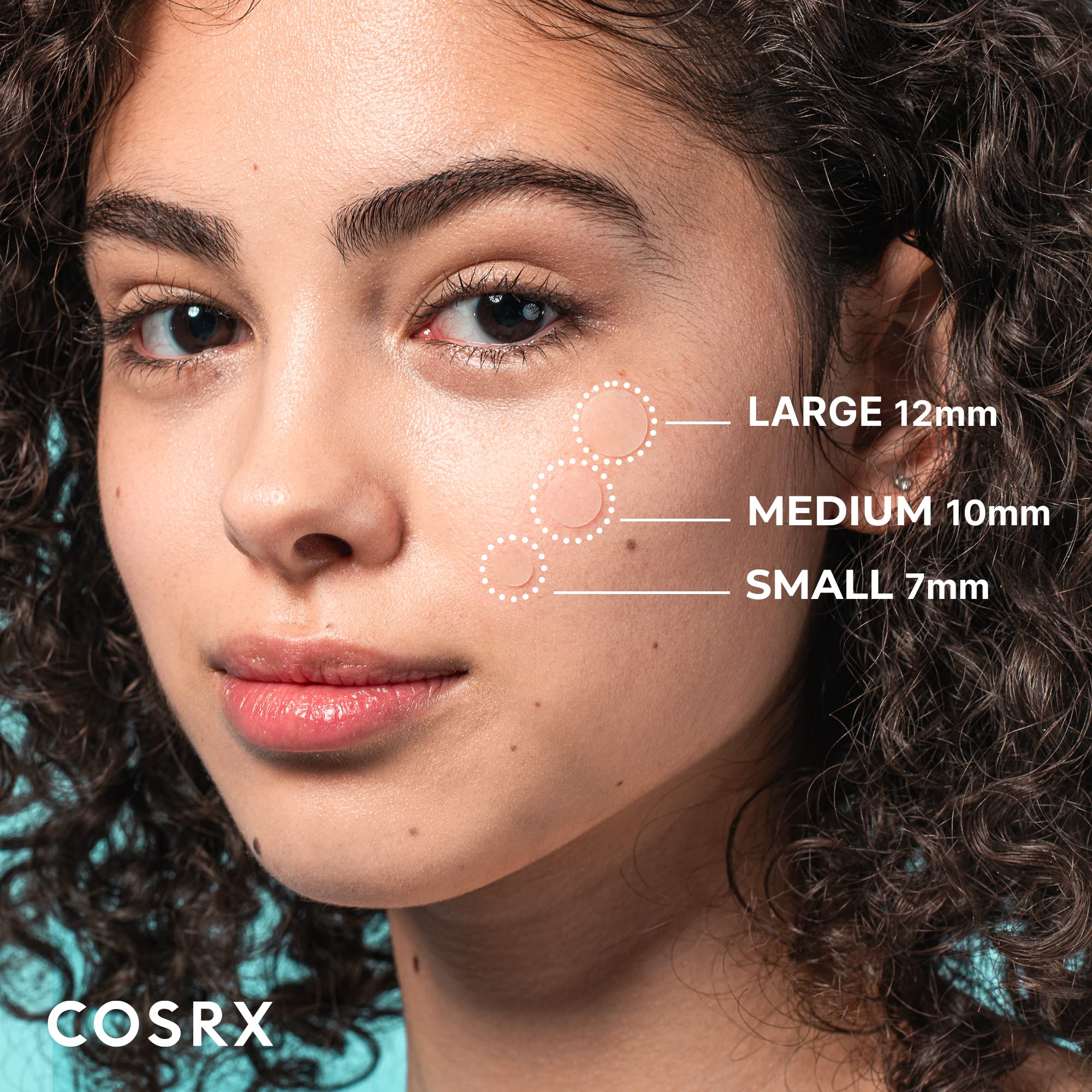 COSRX Acne Pimple Patches Absorbing Hydrocolloid Spot, 3 Size - COSRX