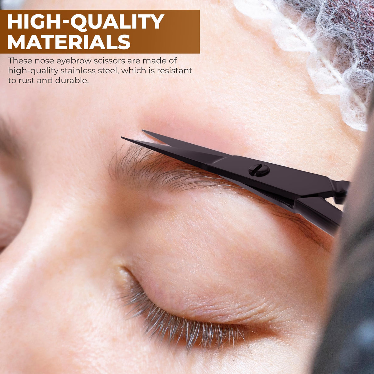 Utopia Care Eyebrow Scissors Professional Stainless Steel - Utopia Care Official Product Imagery - 5