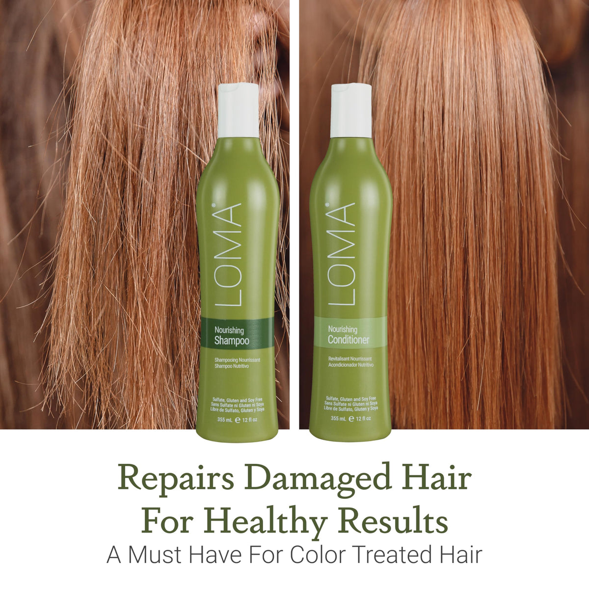 Loma Hair Care Nourishing Shampoo Conditioner Duo - Premium Selection Official Imagery - 7