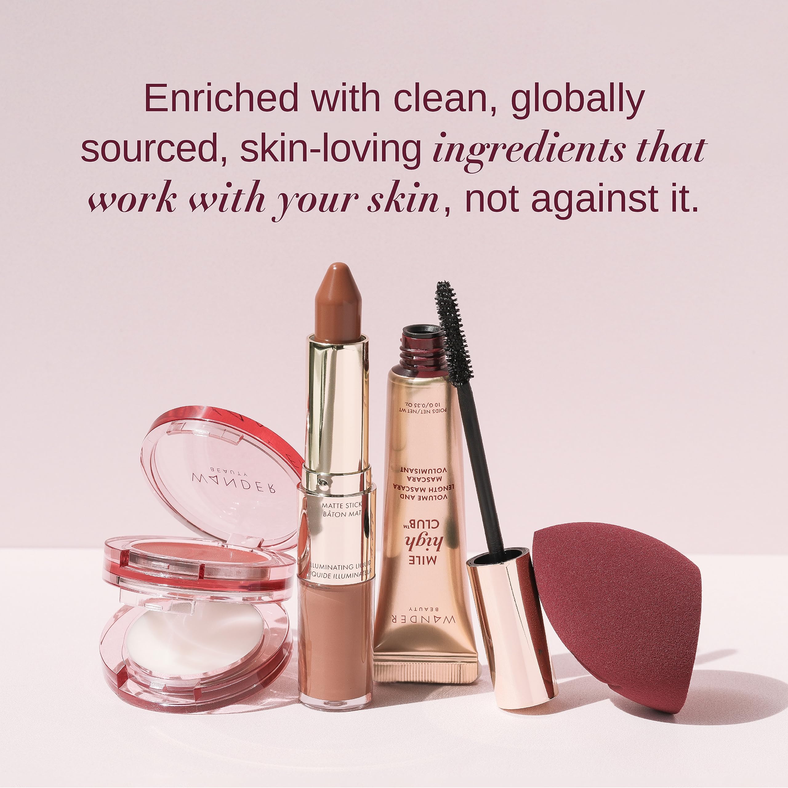 Wander Beauty Baggage Claim masks in a sleek jar, featuring exfoliating and hydrating skincare benefits for refreshed skin.