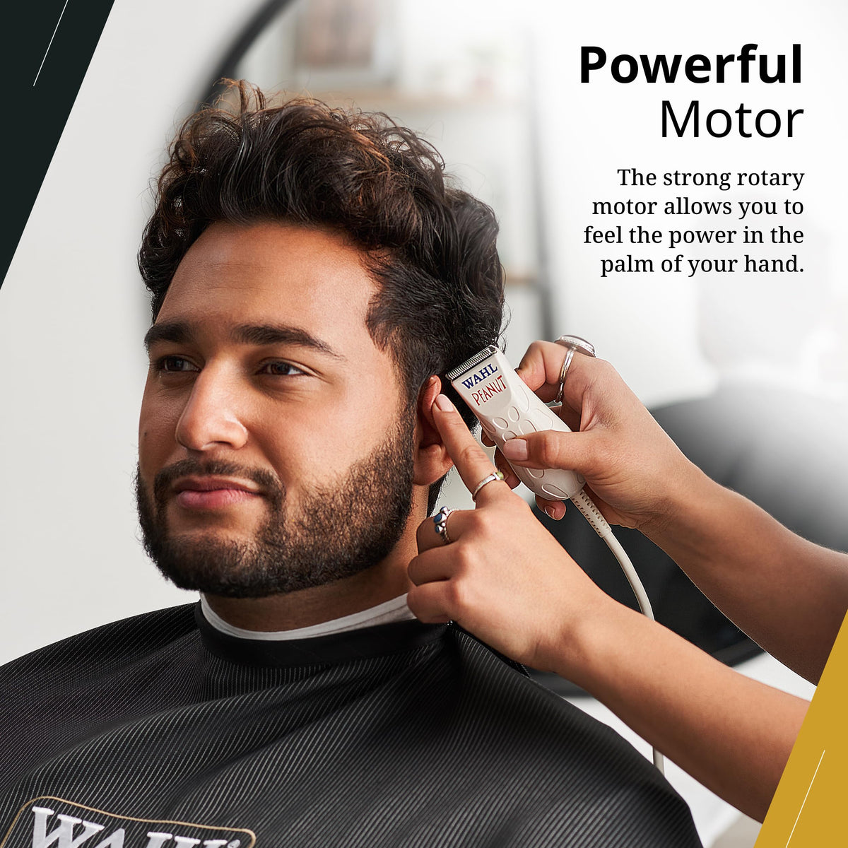 Wahl Professional White Peanut Clipper Trimmer Powerful - Wahl Professional Official Imagery - 4