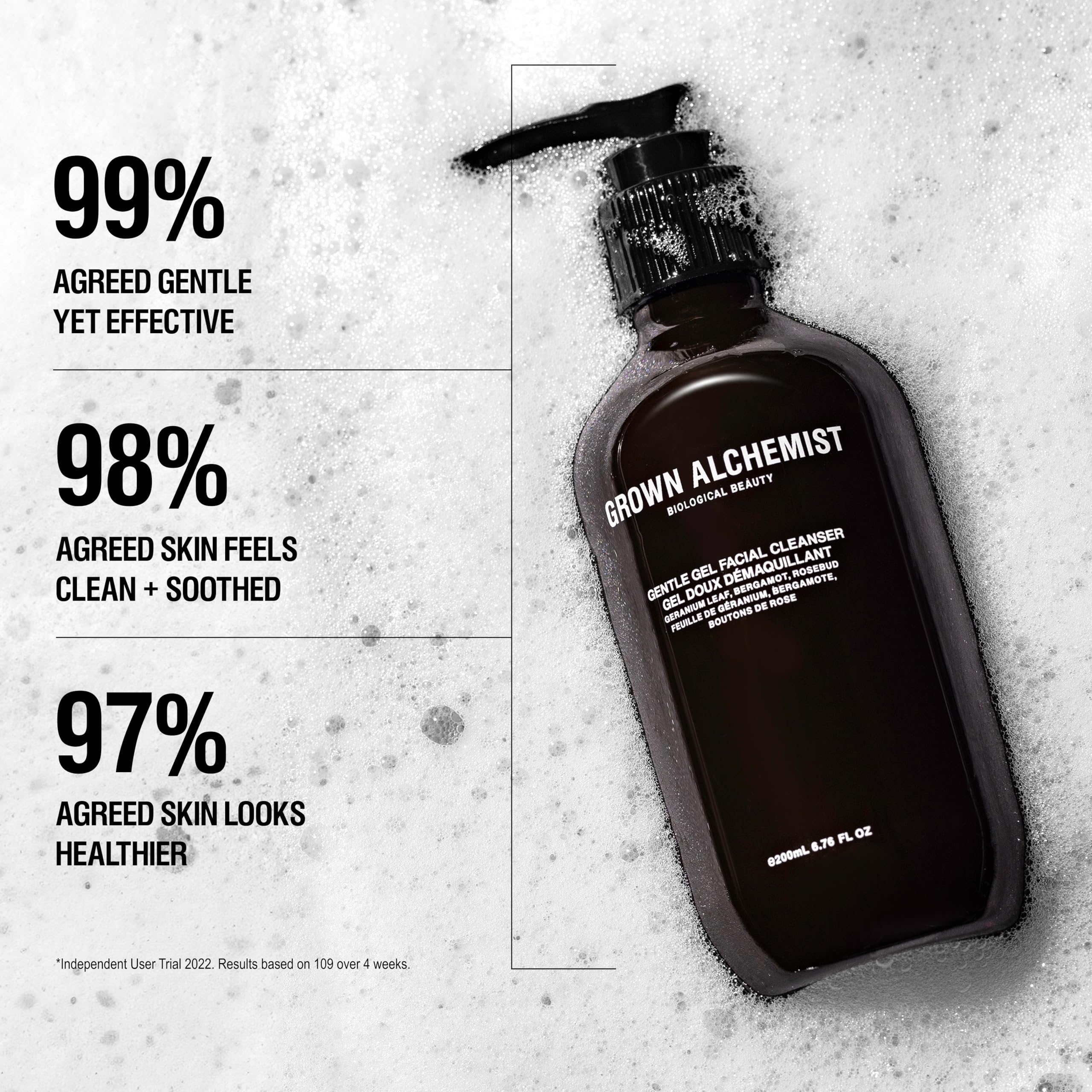 Grown Alchemist Gentle Gel Facial Cleanser Natural Face Wash - Grown Alchemist Official Imagery - 4