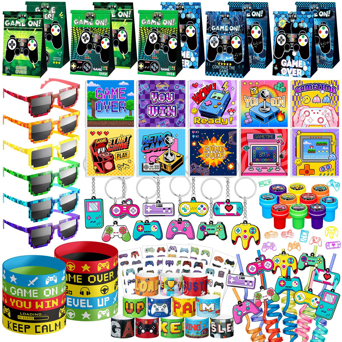 DMIGHT Video Game Party Favors for Kids Gamer Birthday - DMIGHT Official Imagery - 1