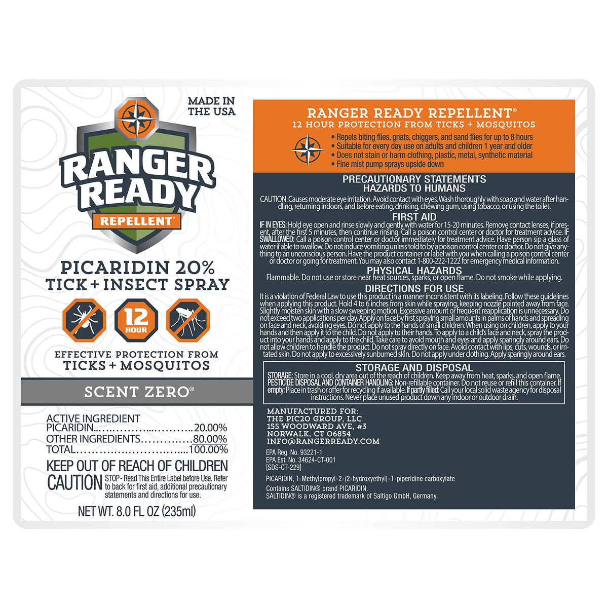 Ranger Ready Repellents Picaridin Insect Repellent Spray - Ranger Ready Repellents Official Imagery - 8