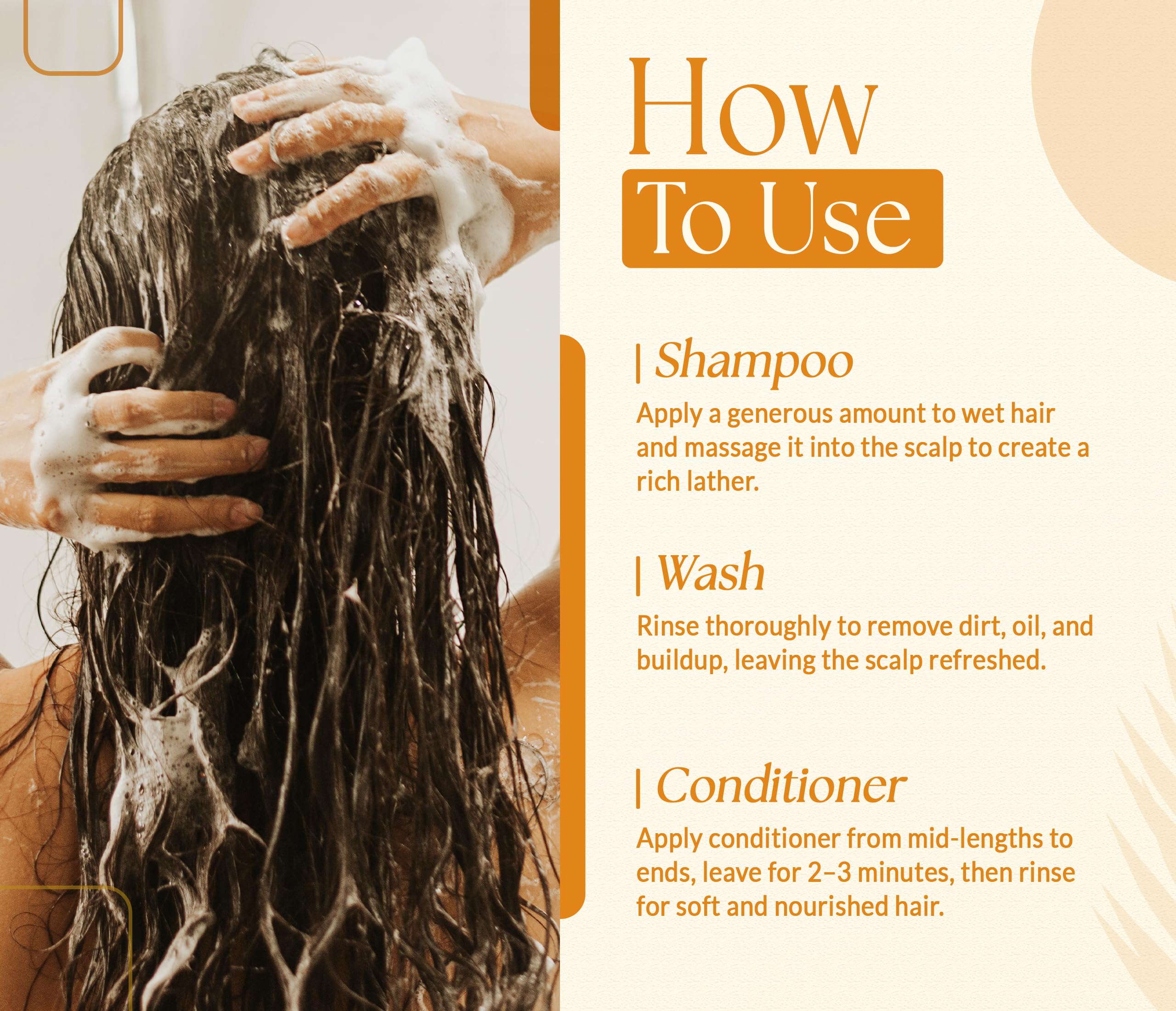 SOULSPA PURE Biotin Shampoo and Conditioner Set with Keratin - 16 fl oz Each - SOULSPA PURE Official Product View 6
