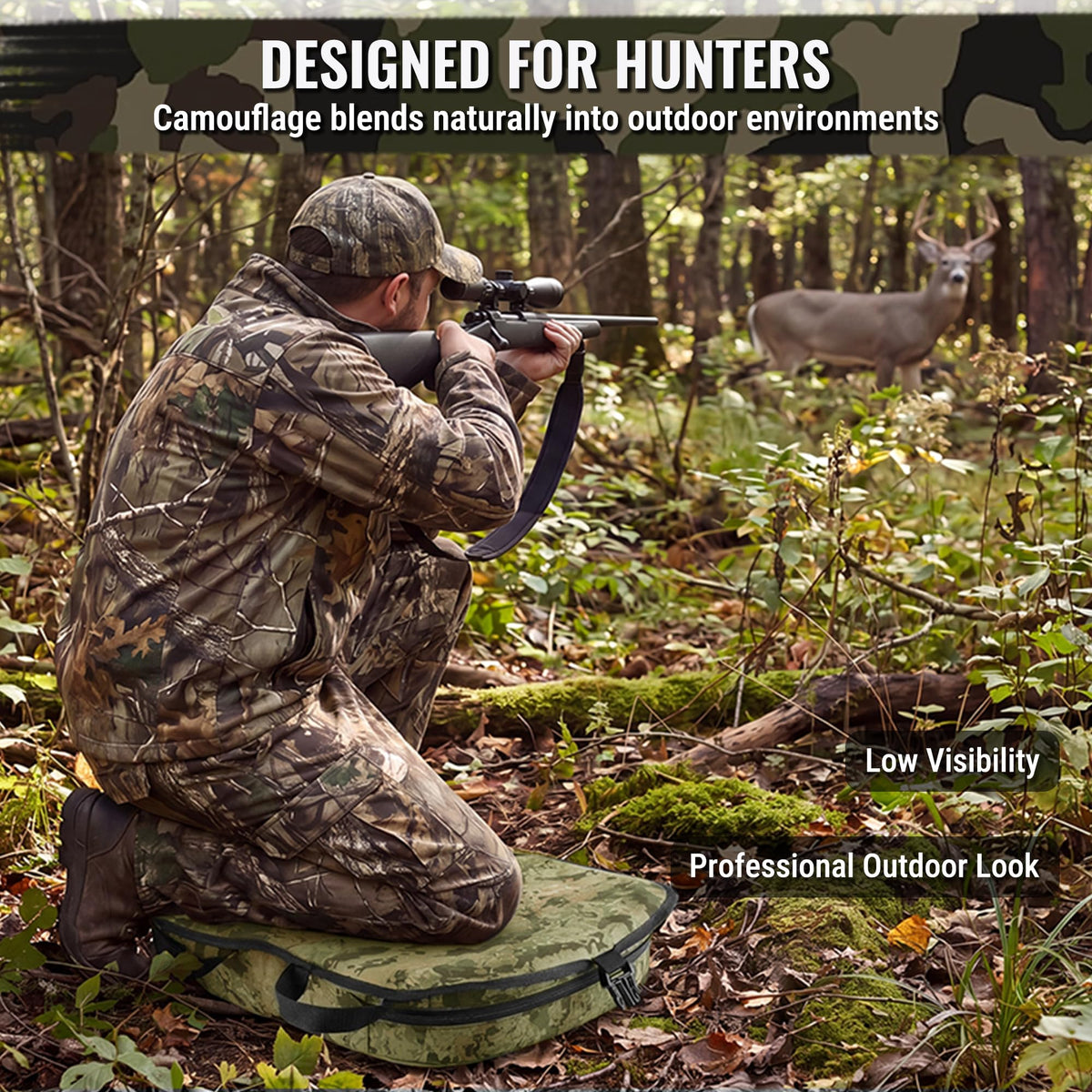 WORKPRO Hunting Seat Cushion Outdoor Seat Pad Camouflage - WORKPRO Official Imagery - 8