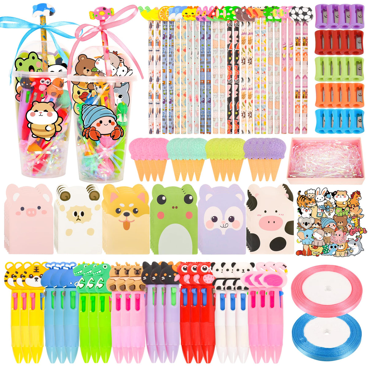 LiYiQ 24 Set 247 Piece Stationery Set for Student Rewards - LiYiQ Official Imagery - 1