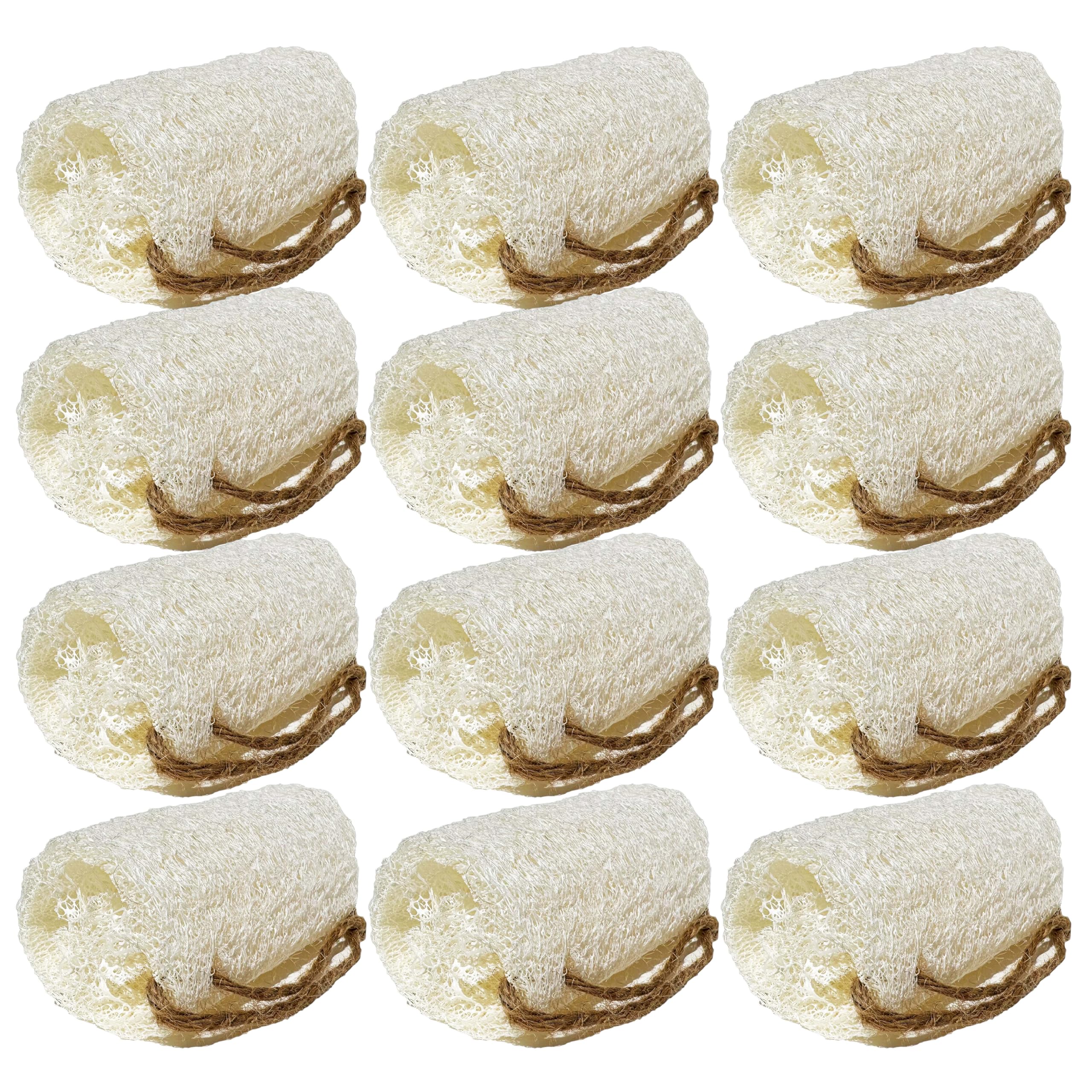 Rainbow Moon 100% Natural Loofah Exfoliating Body and Face Sponge Scrubber for - Rainbow Moon Official Product View 1