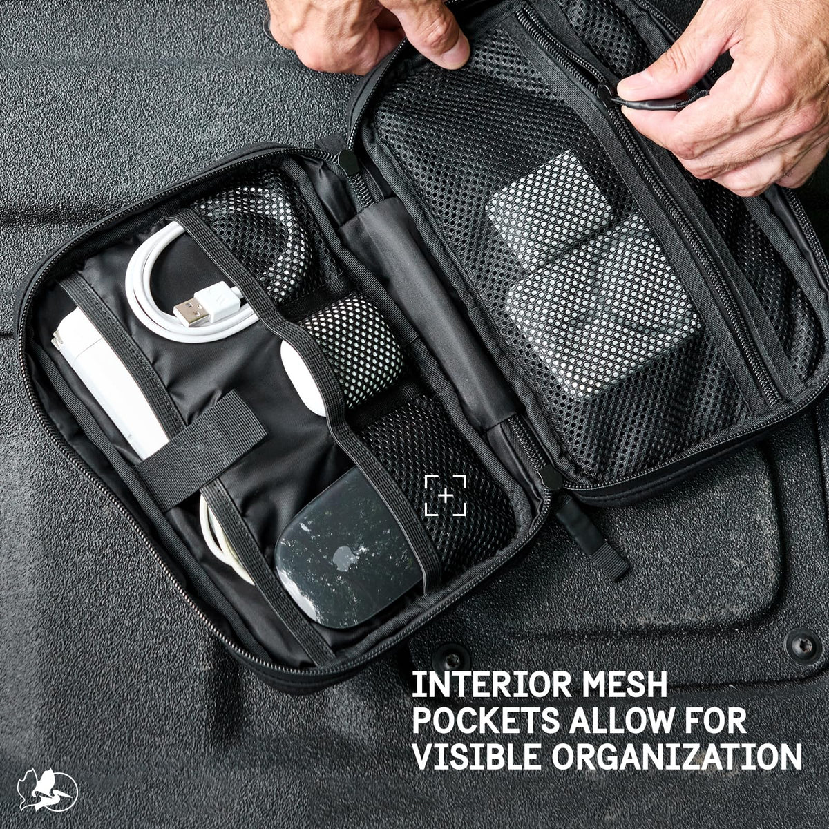 Pelican Electronic Organizer Travel Case w Hidden AirTag - Premium Selection Official Imagery - 3