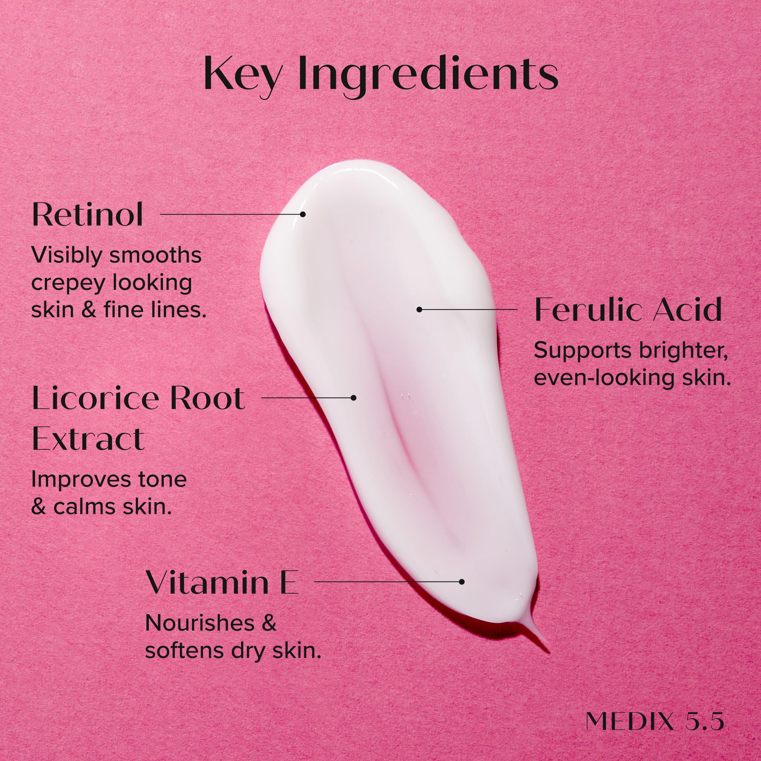 Medix 5.5 Retinol Cream + Collagen Cream Skincare Set Moisturizer Body & Face - Medix 5.5 Official Product View 4