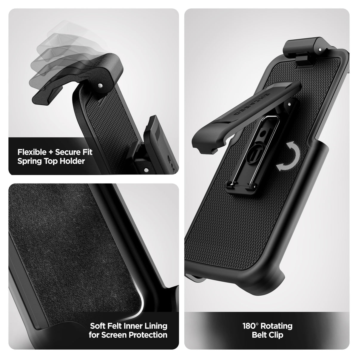 Encased Waterproof Case for iPhone 17 with Belt Clip - ENCASED Official Imagery - 8