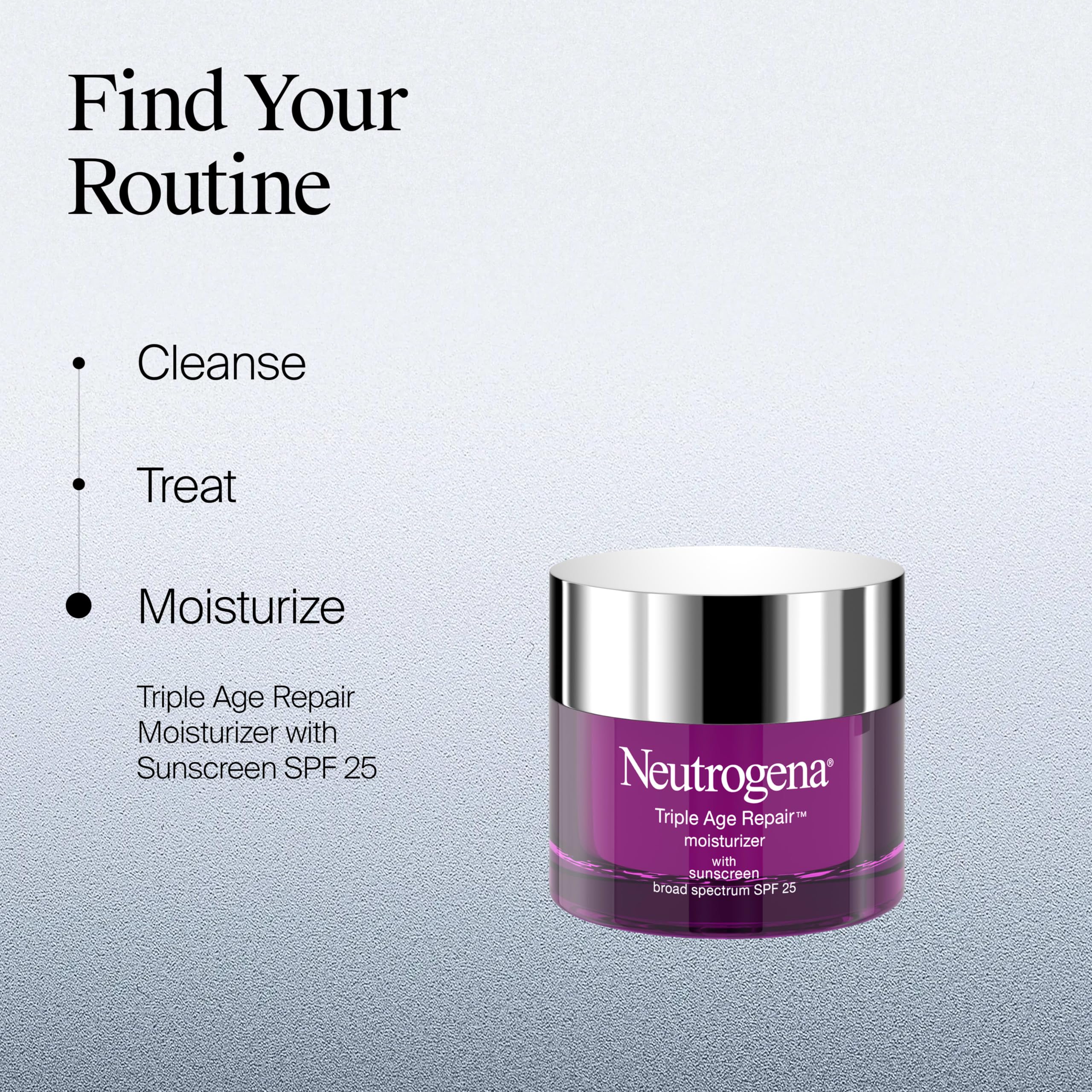 Neutrogena Triple Age Repair Face Moisturizer, SPF 25, 1.7 fl. oz - Neutrogena