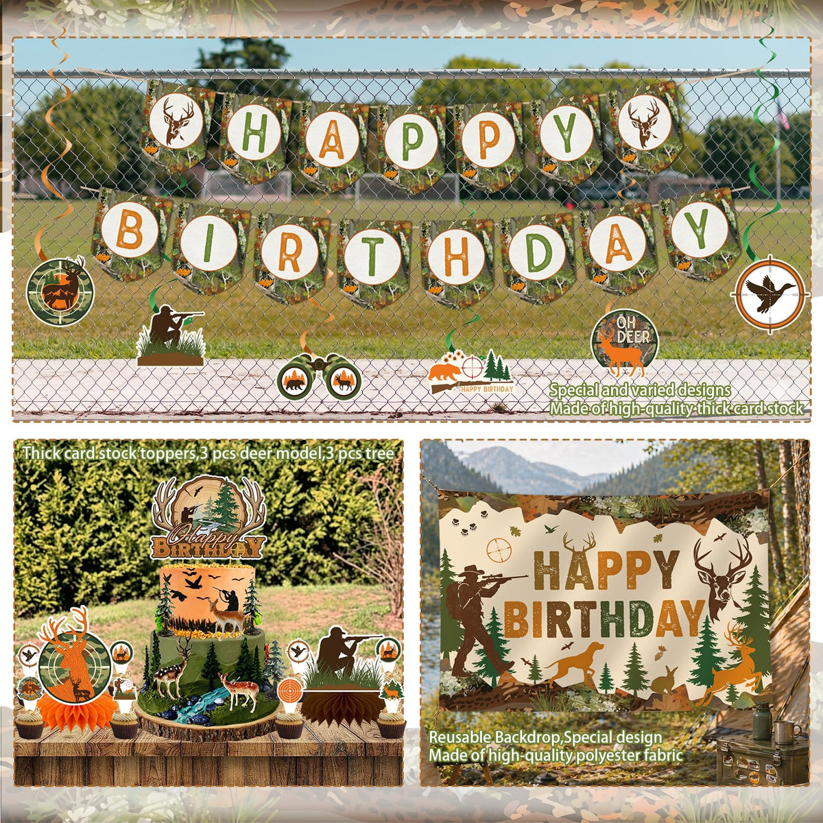 Hunting Birthday Party Decorations Oh Deer Hunting Birthday - CelebSpark Official Imagery - 6