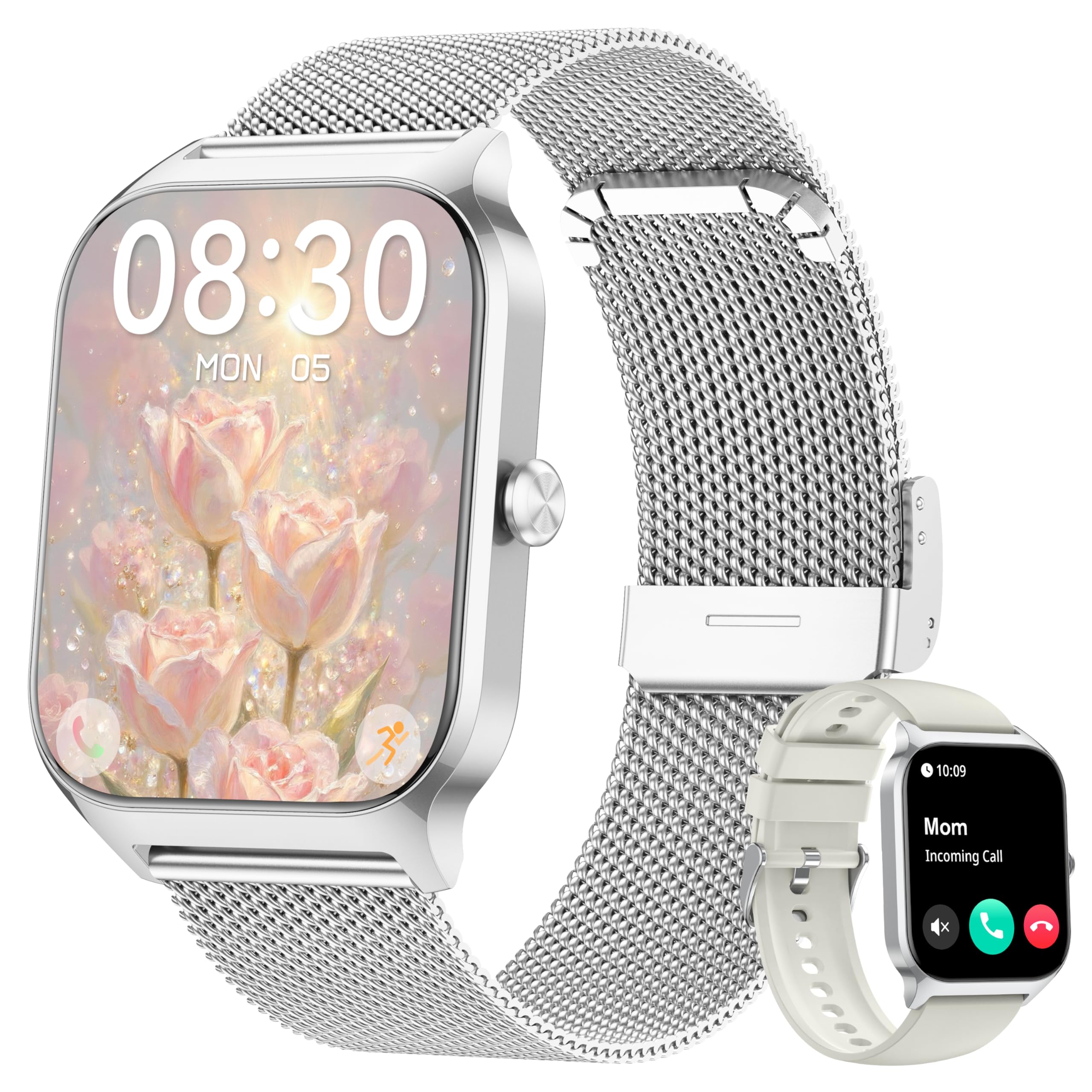 Popglory Smart Watch Women Men, 1.85" Lightweight Fitness Tracker Make - View 8