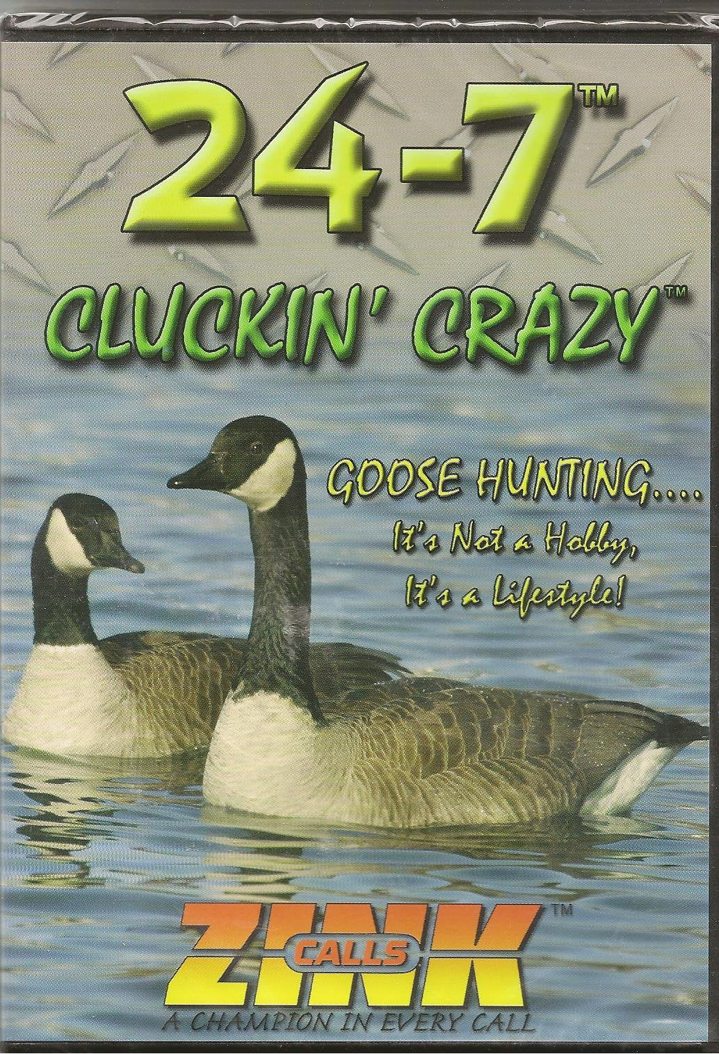 24 7 Cluckin Crazy Geese Duck Hunting Waterfowling Zink - Premium Selection Official Imagery - 2