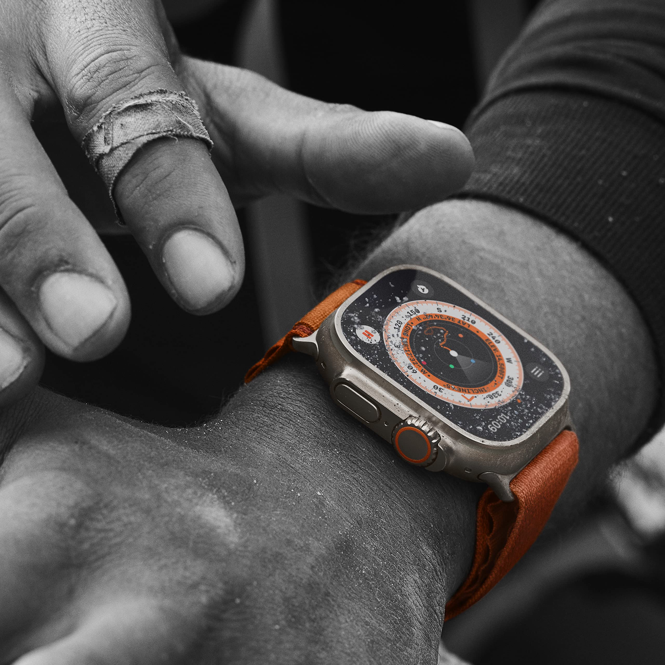 Amazon Renewed Apple Watch Ultra   Titanium Case with Midnight Ocean B - View 5