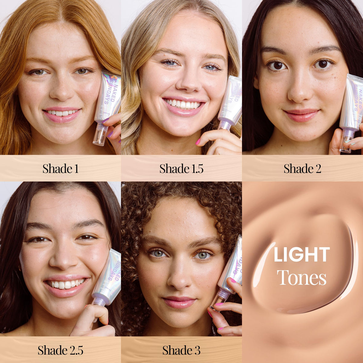 Naked Sundays 2 in 1 Peptide Skin Tint with SPF 50 2 Fair - Naked Sundays Official Imagery - 7