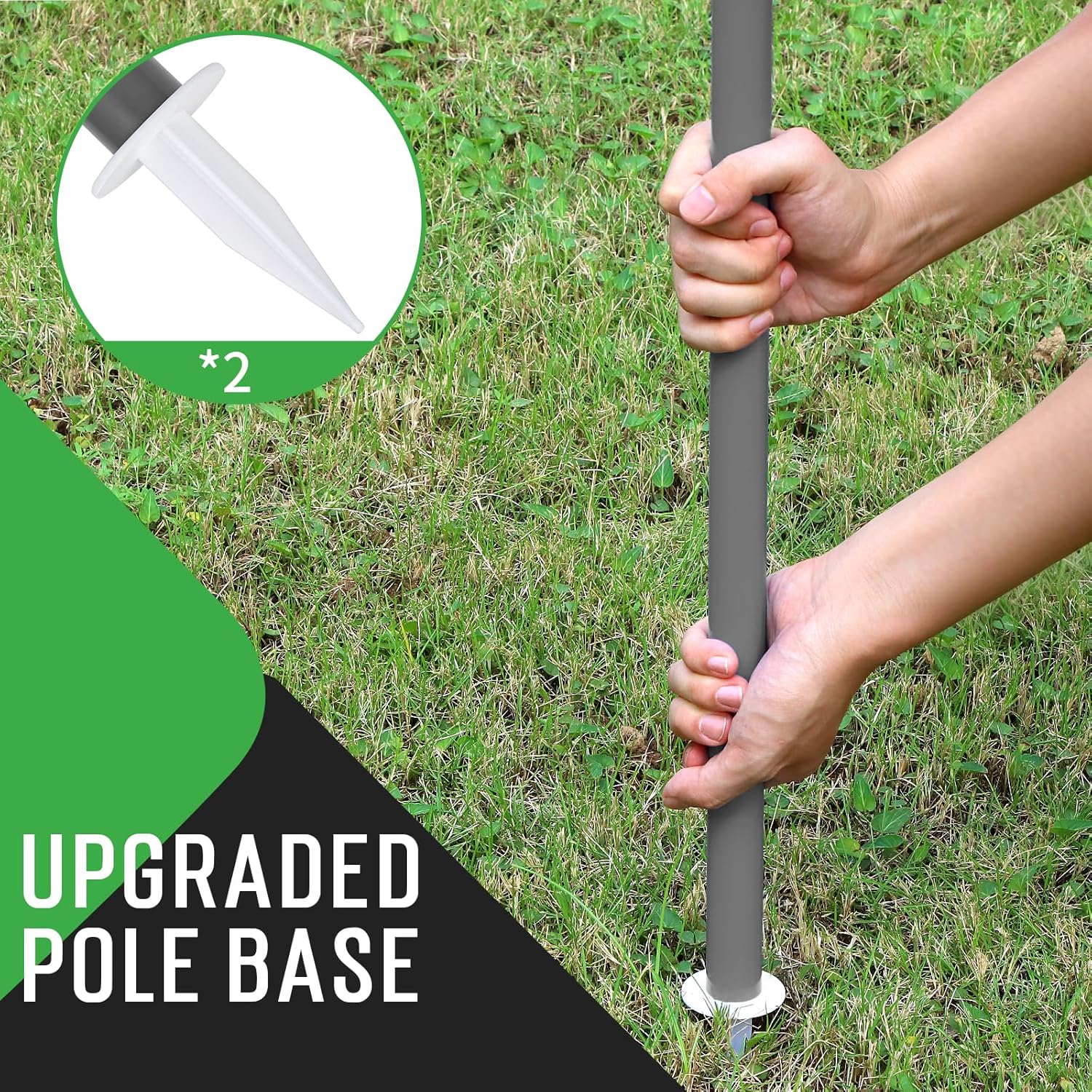 Olybeaka outdoor badminton net set for backyard or beach family games, includes net, poles, and shuttlecocks for outdoor play