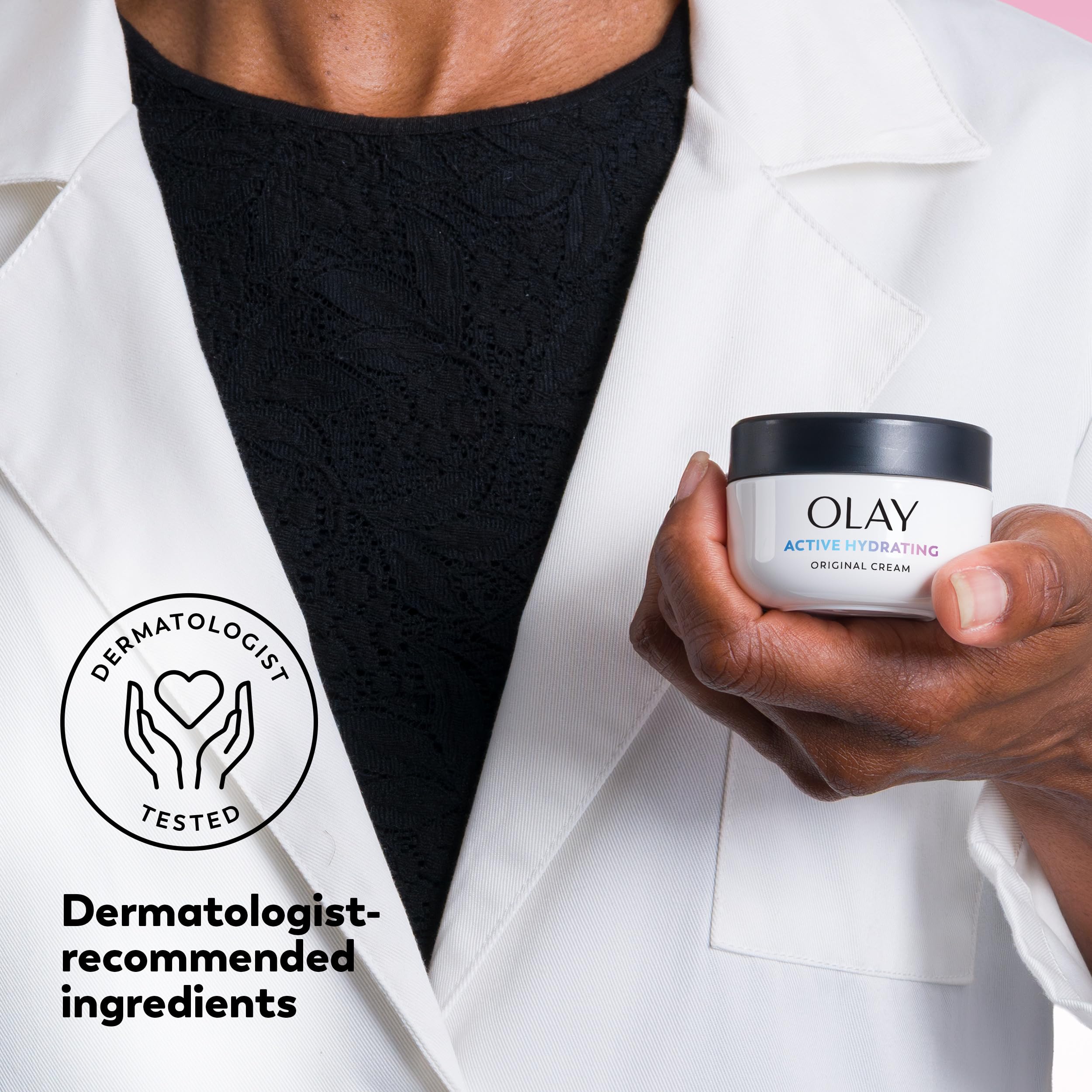 Olay Active Hydrating Cream Face Moisturizer, 1.9 fl oz - Olay