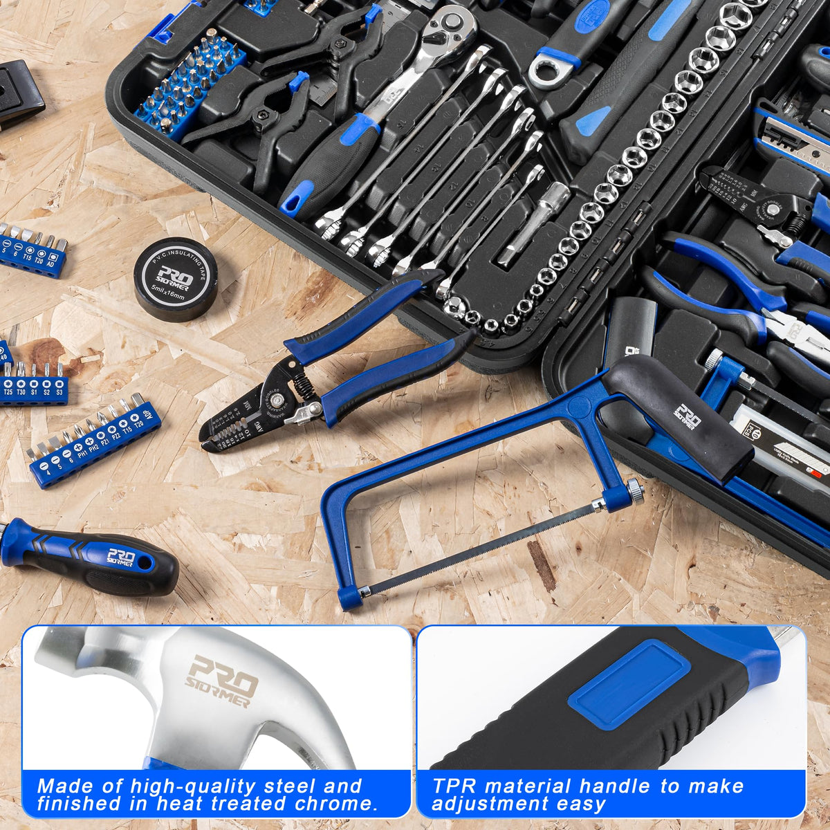 Prostormer 259 Piece Tool Kit General Household Hand Tool - Prostormer Official Imagery - 6