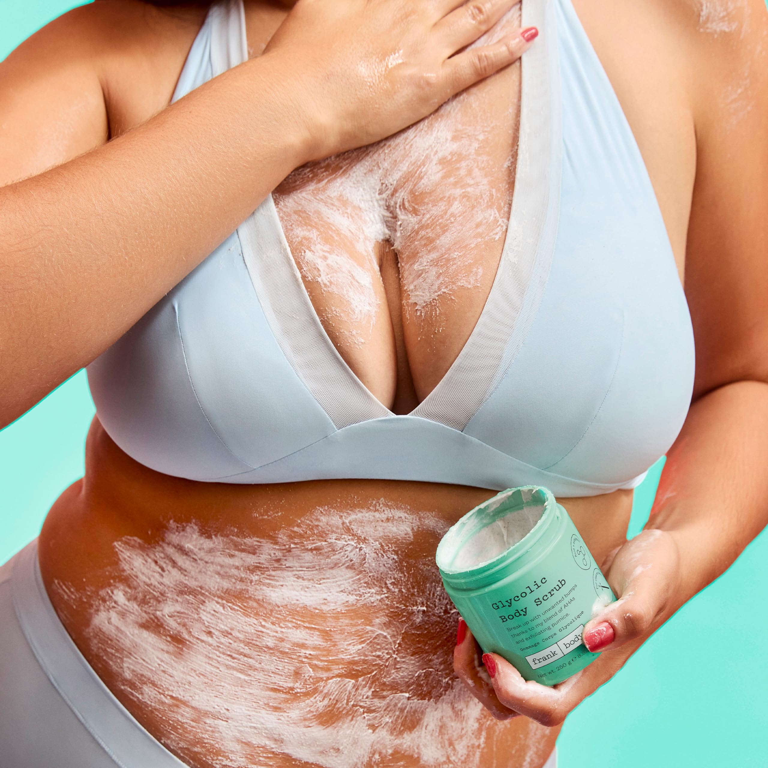 frank body Glycolic Acid Body Scrub - Fights KP & Breakouts & Spots & Tighte - frank body Official Product View 3