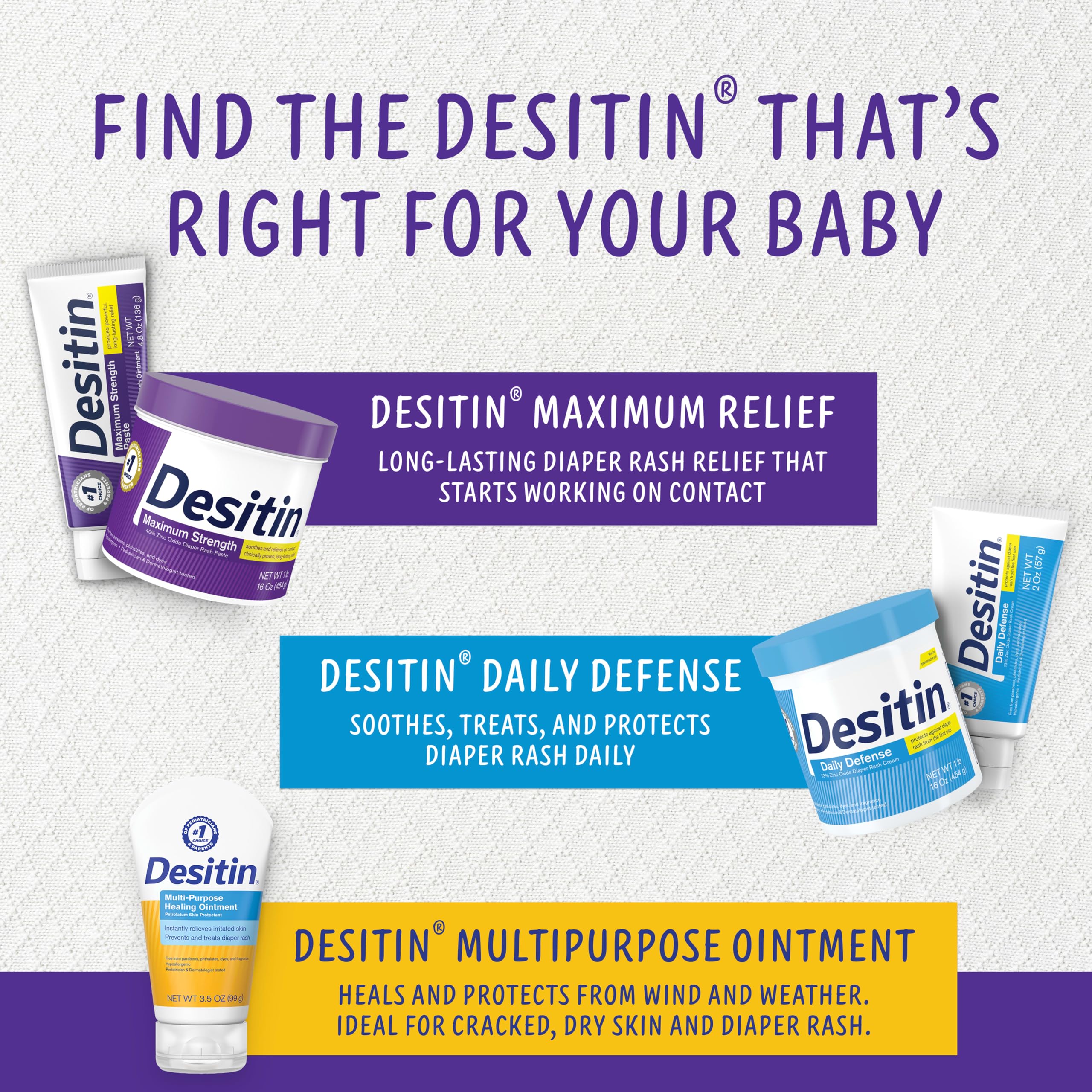 Desitin Maximum Strength Diaper Rash Paste, 40% Zinc Oxide, 4.... - Elefair Tech Official Product View 8