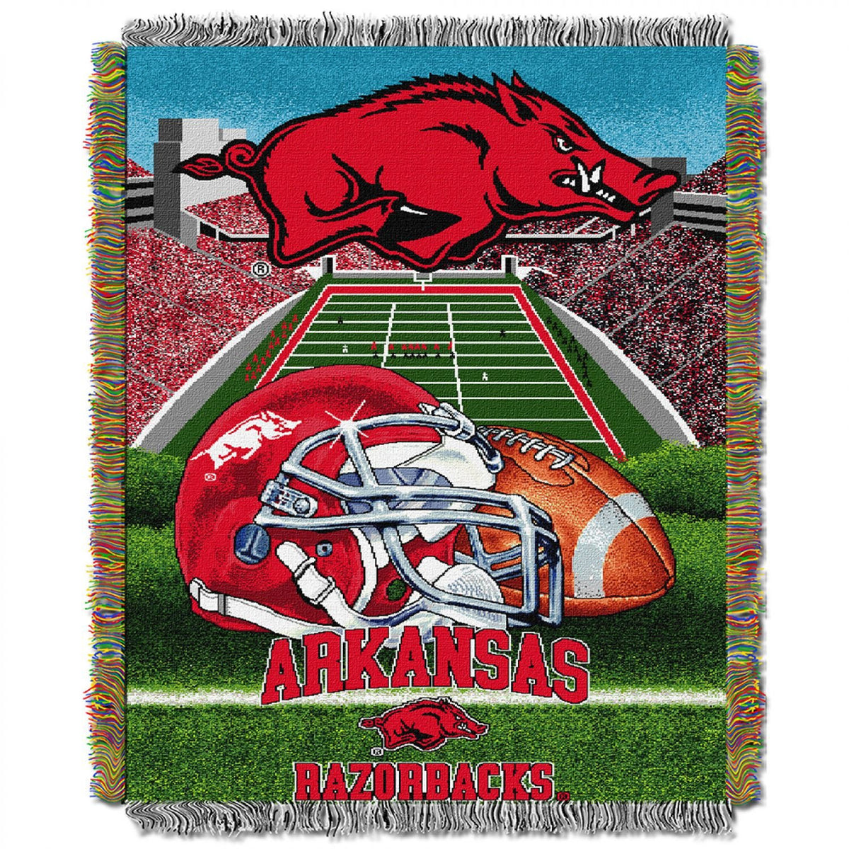Officially Licensed NCAA Home Field Advantage Woven Tapestry - Northwest Official Imagery - 8