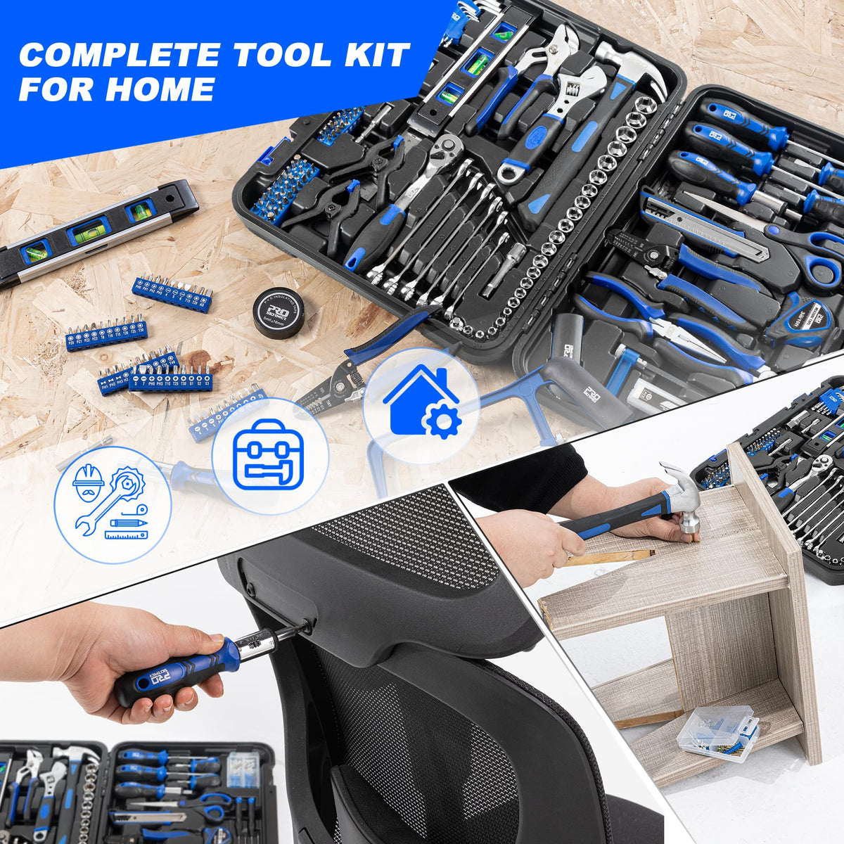 Prostormer 259 Piece Tool Kit General Household Hand Tool - Prostormer Official Imagery - 5