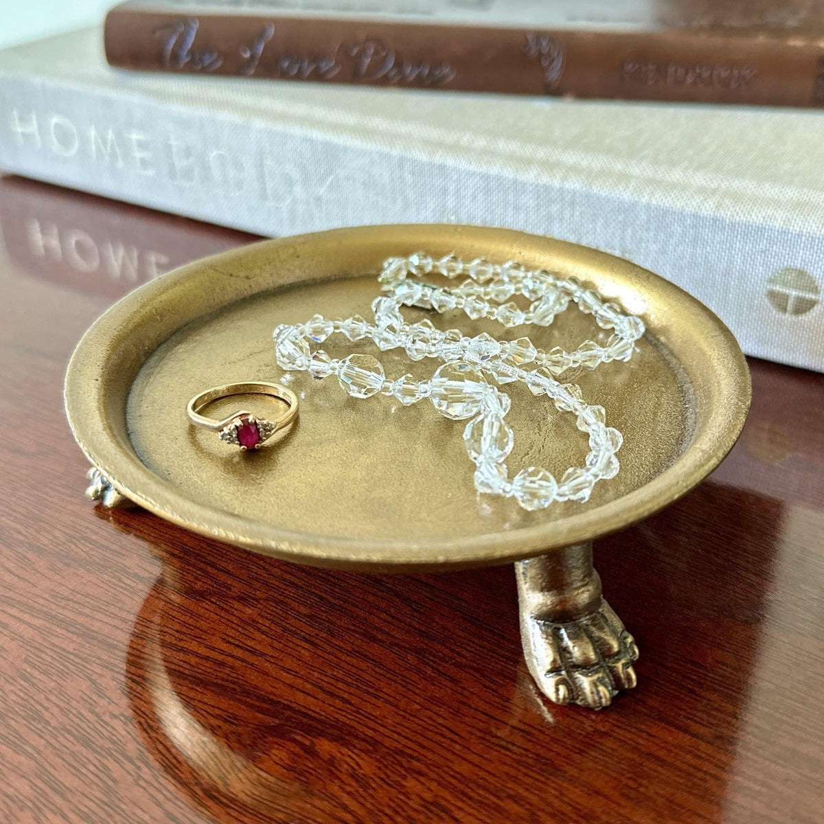 100 Solid Brass Clawfoot Dish - Hapton House Official Imagery - 3