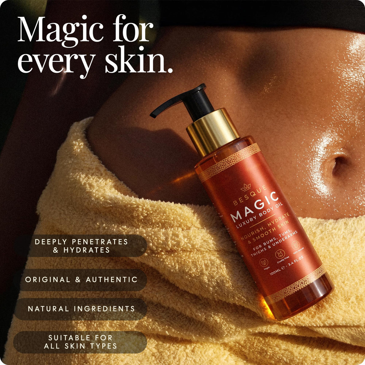Besque Original Magic Body Oil - Besque Official Product Imagery - 7